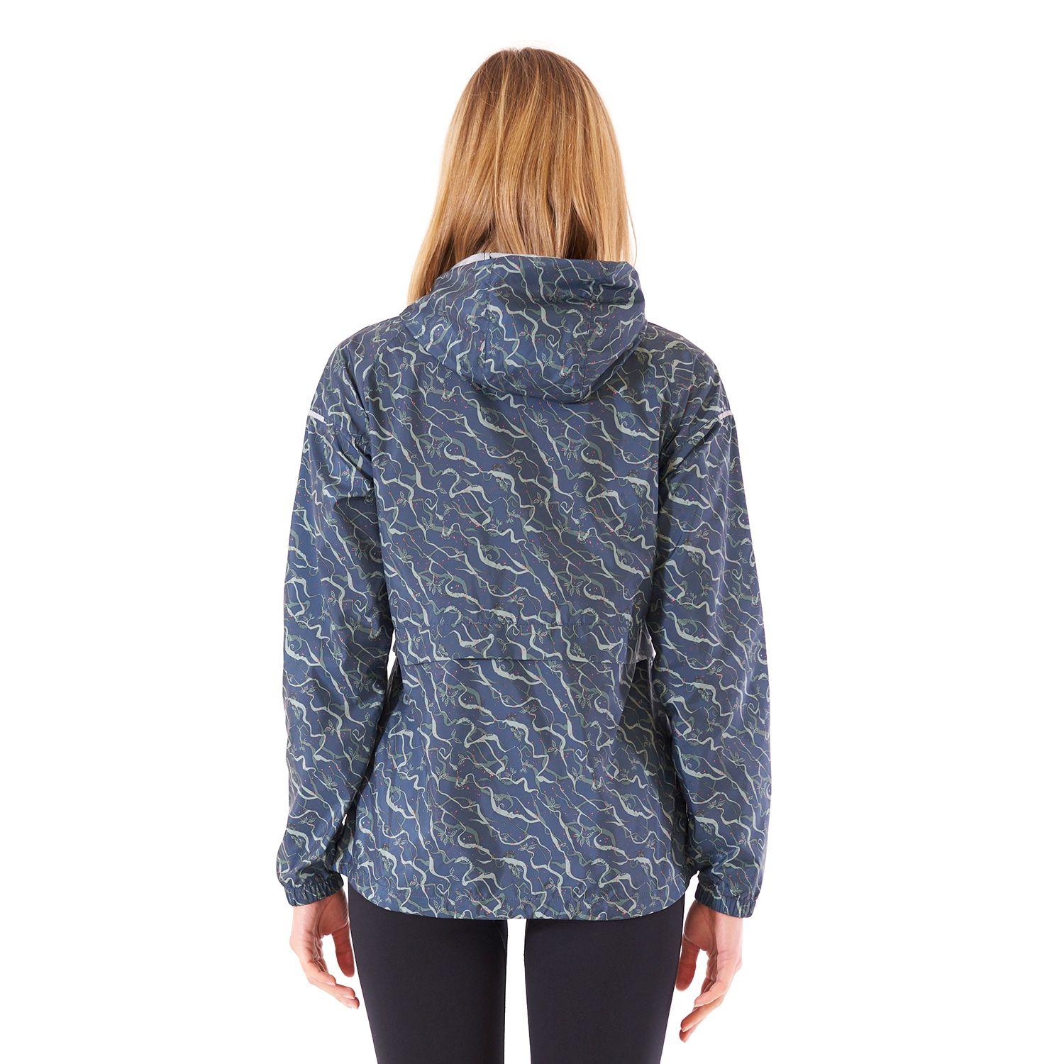 Chaqueta Mujer Nightfall Wind-Breaker Hoody Jacket Print Azul Noche Lippi-6