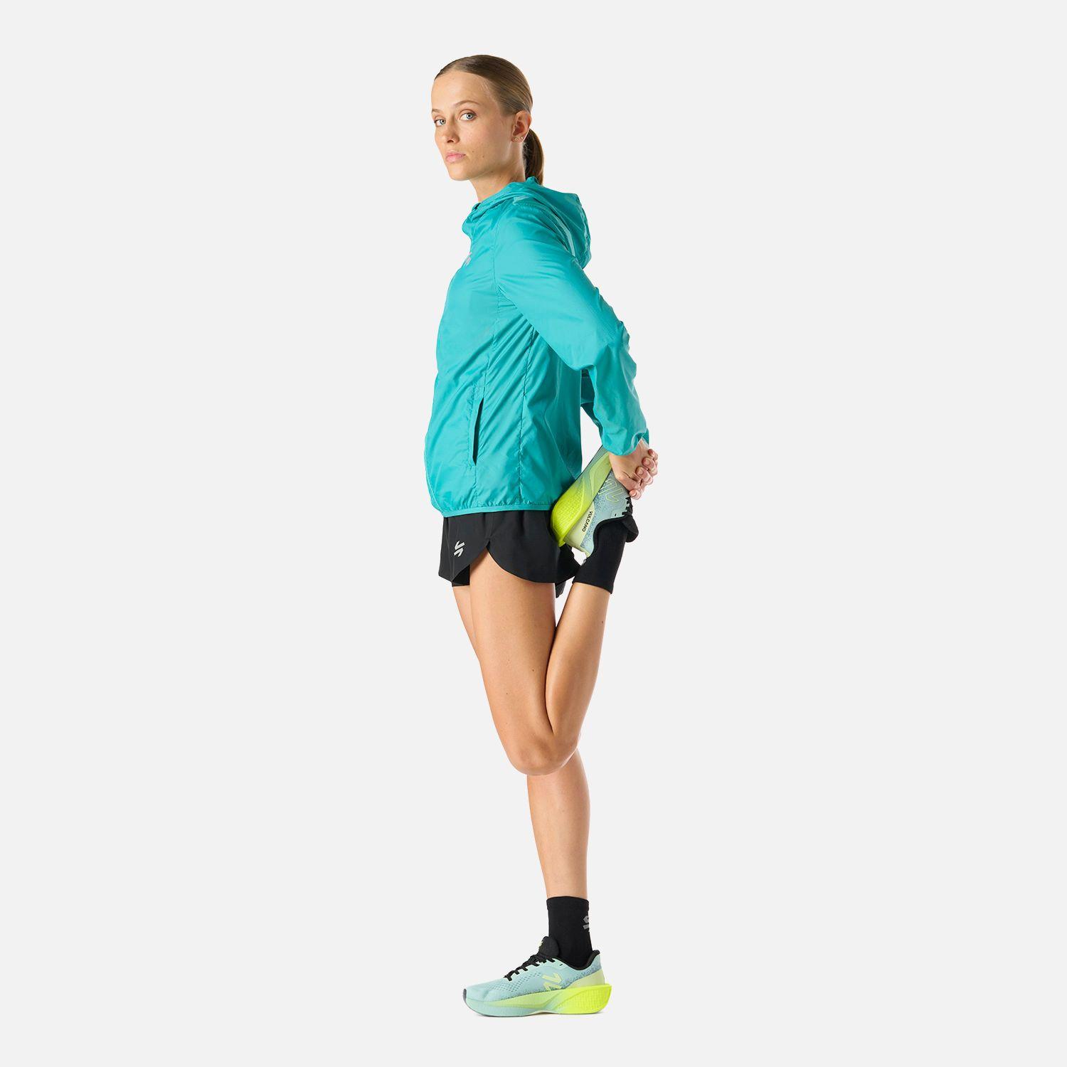 Chaqueta Mujer Built To Move Windbreaker Jacket Turquesa Vulcano-2