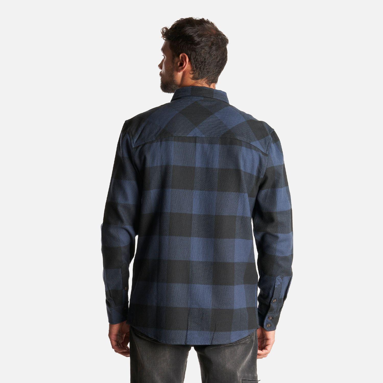Camisa Hombre Lumberjack Shirt Azul Marino Lippi I23-2