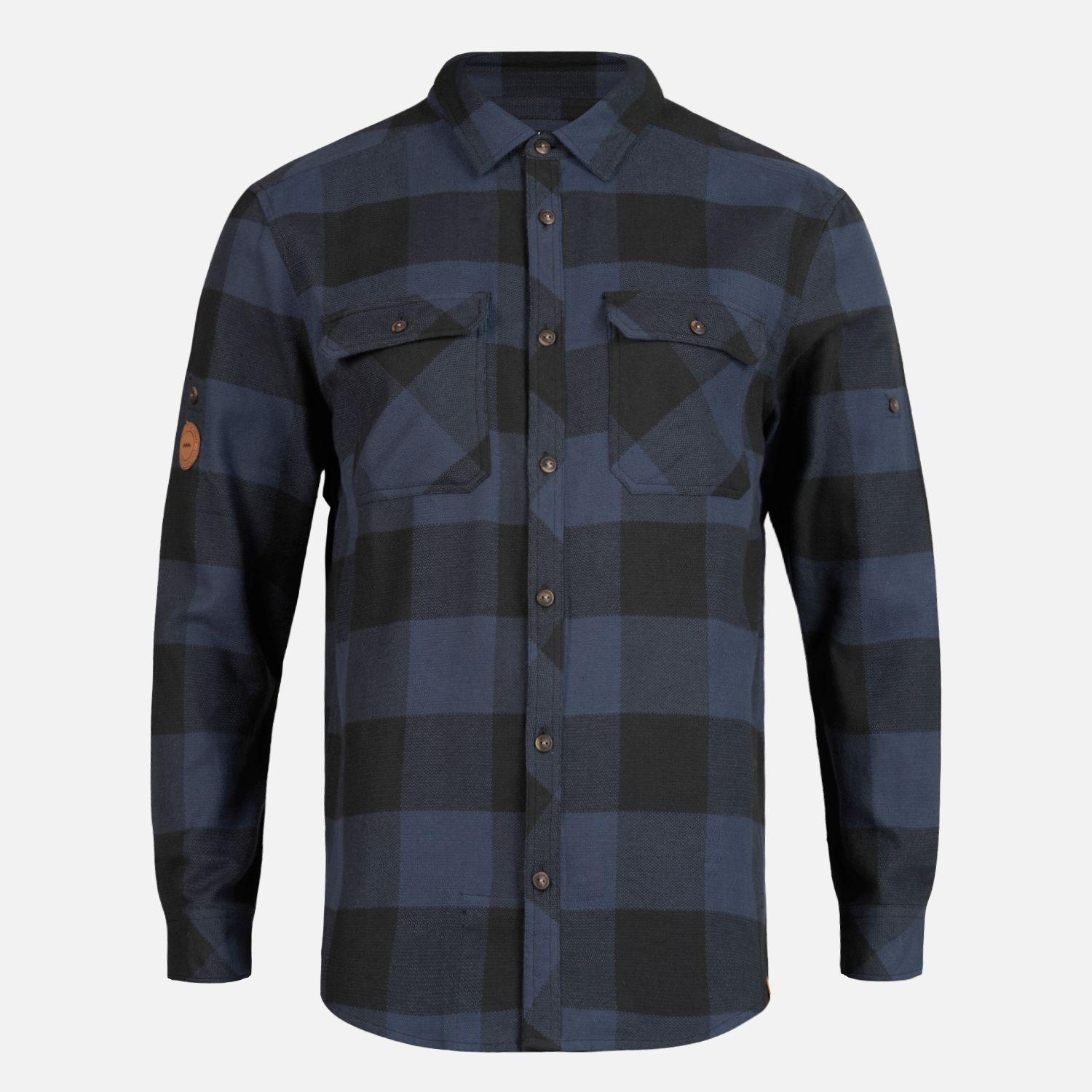 Camisa Hombre Lumberjack Shirt Azul Marino Lippi I23-5