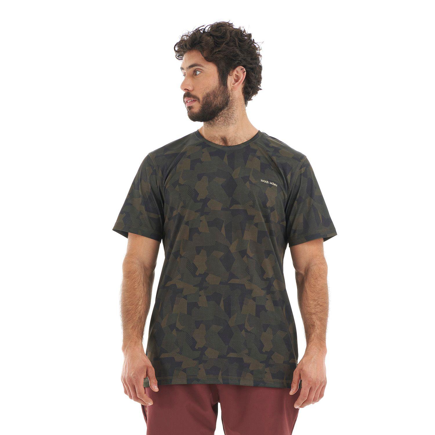 Polera Hombre Sudala Negro Print Haka Honu-1