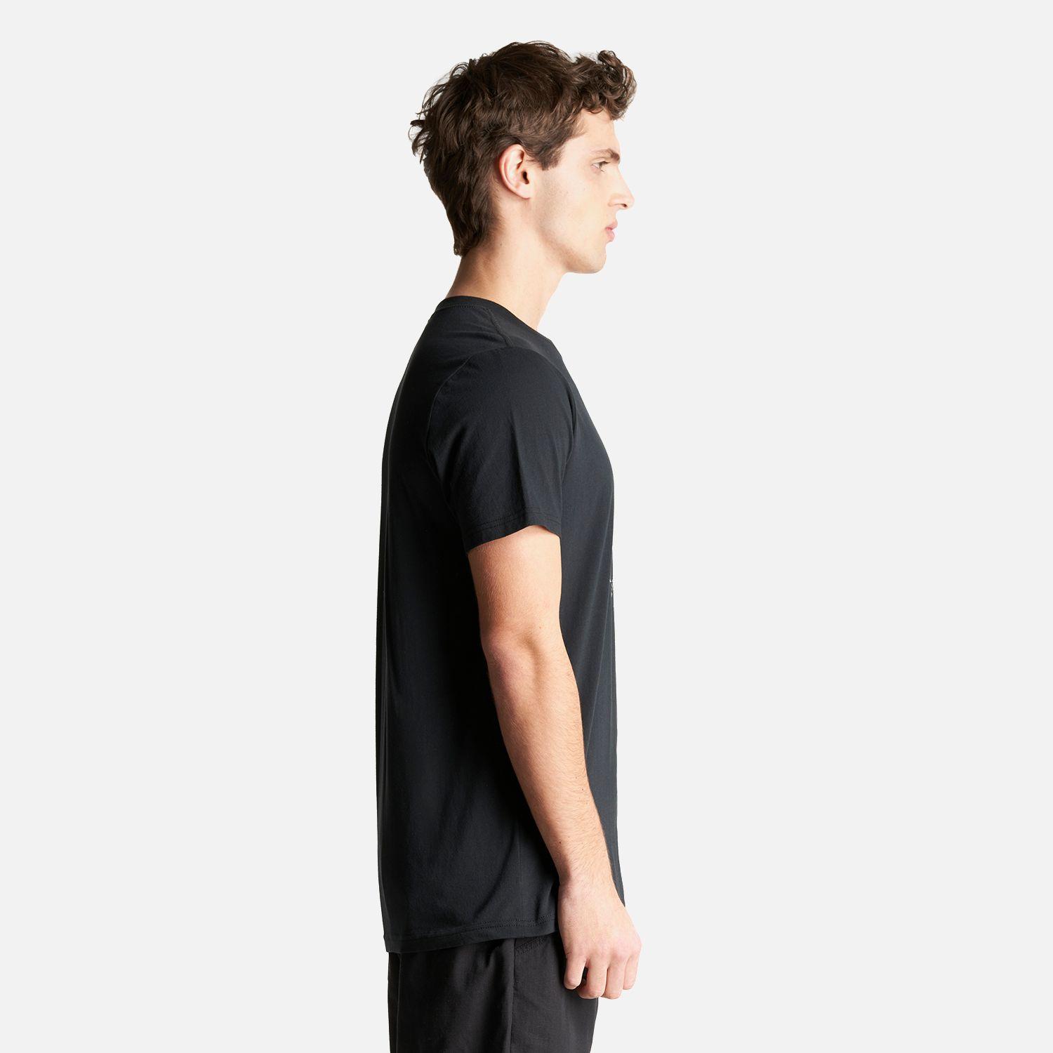 Polera Hombre Classic Piolet T-Shirt Negro Lippi-3
