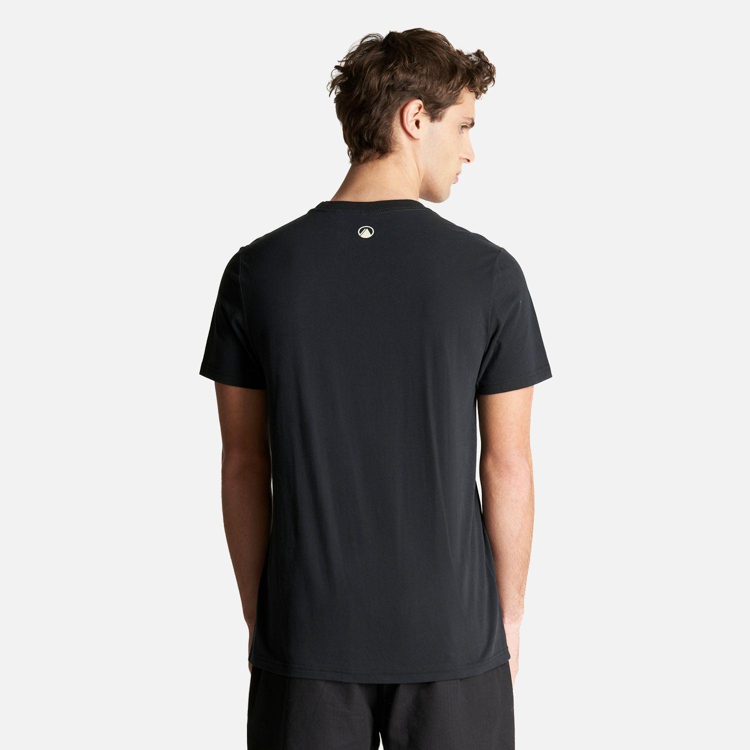 Polera Hombre Classic Piolet T-Shirt Negro Lippi-4