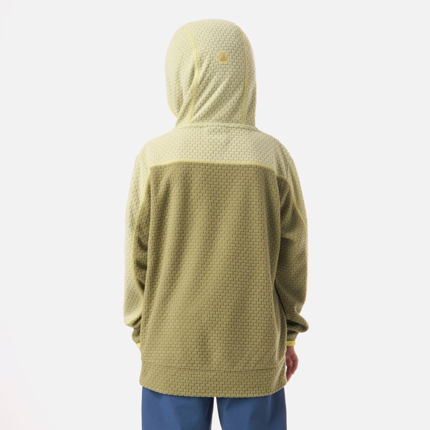 Polerón Niño Saltamontes Nano-F 1/4 Zip Hoody Verde Lippi V26-2