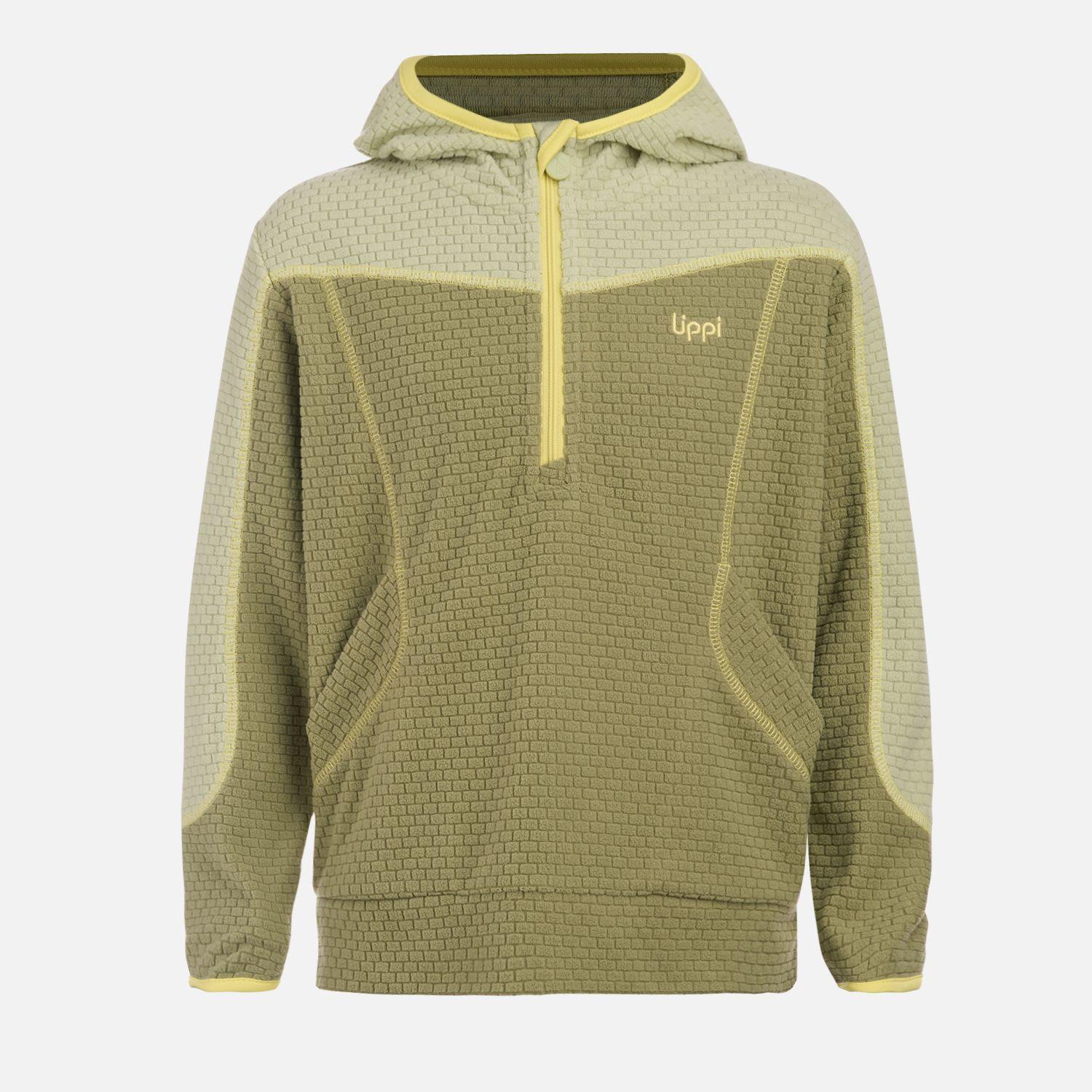 Polerón Niño Saltamontes Nano-F 1/4 Zip Hoody Verde Lippi V26-6