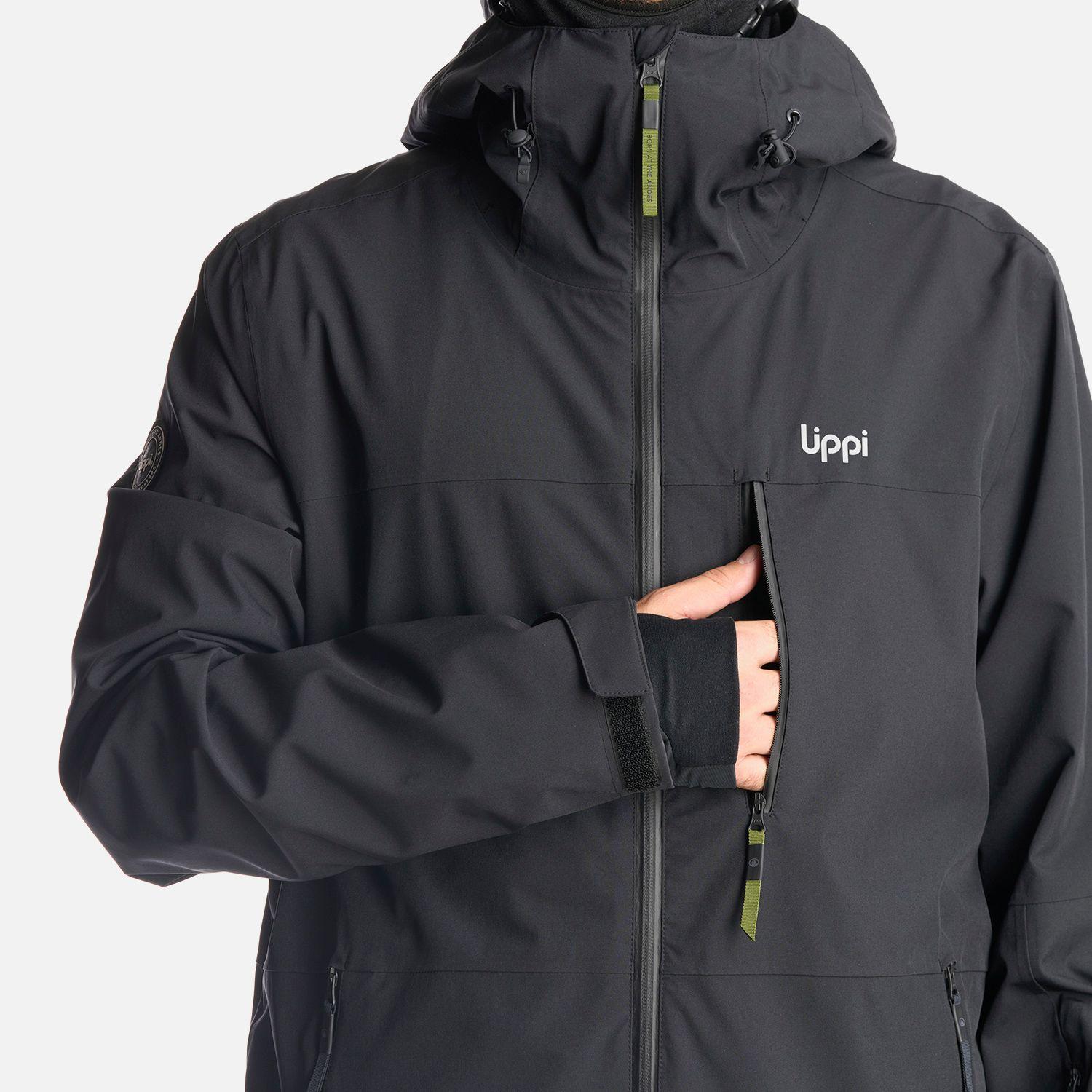Chaqueta Hombre Sierra Nevada B-Dry Light Hoody Jacket Negro Lippi I24-6