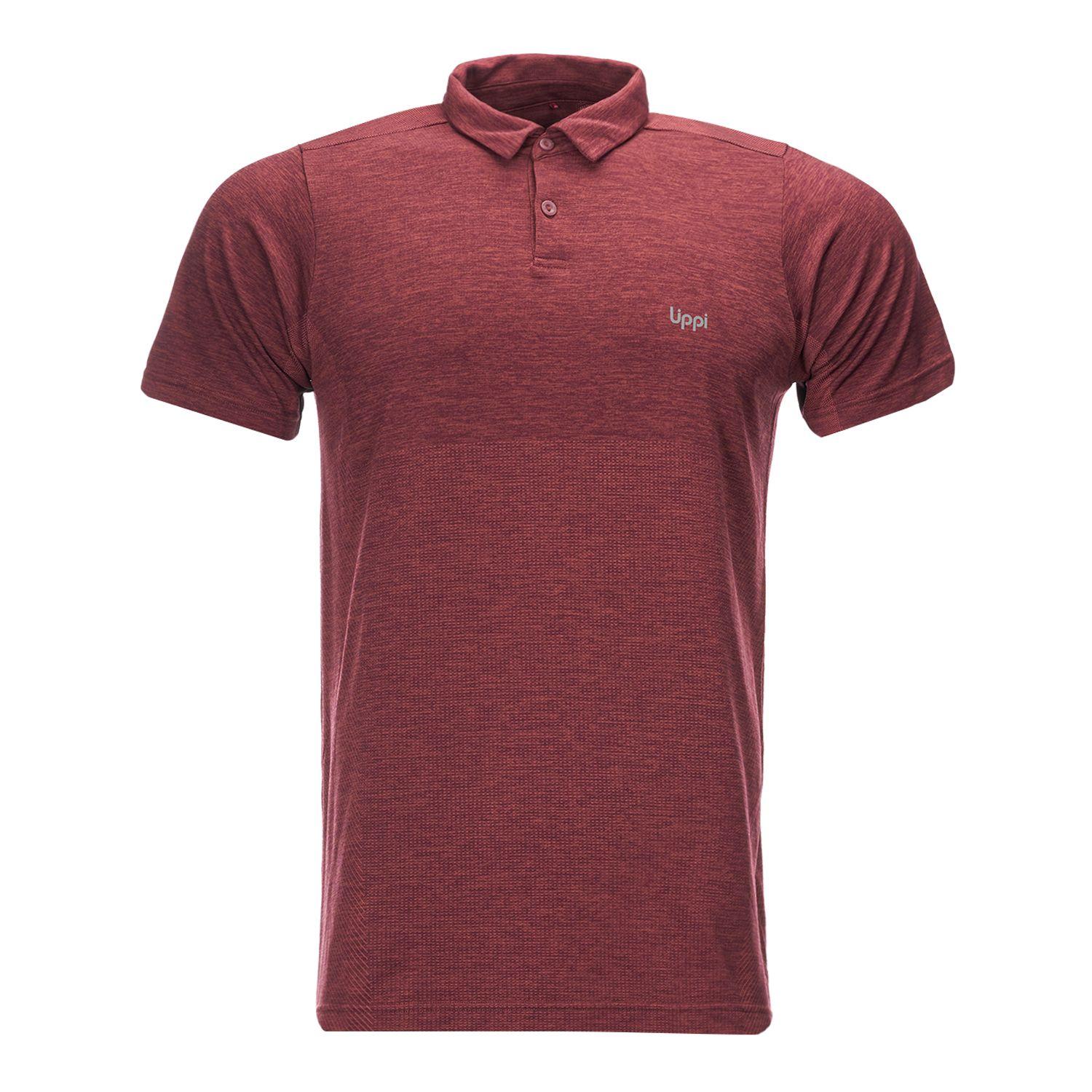 Polera Hombre B-Classic Seamless Polo Burdeo Lippi-0