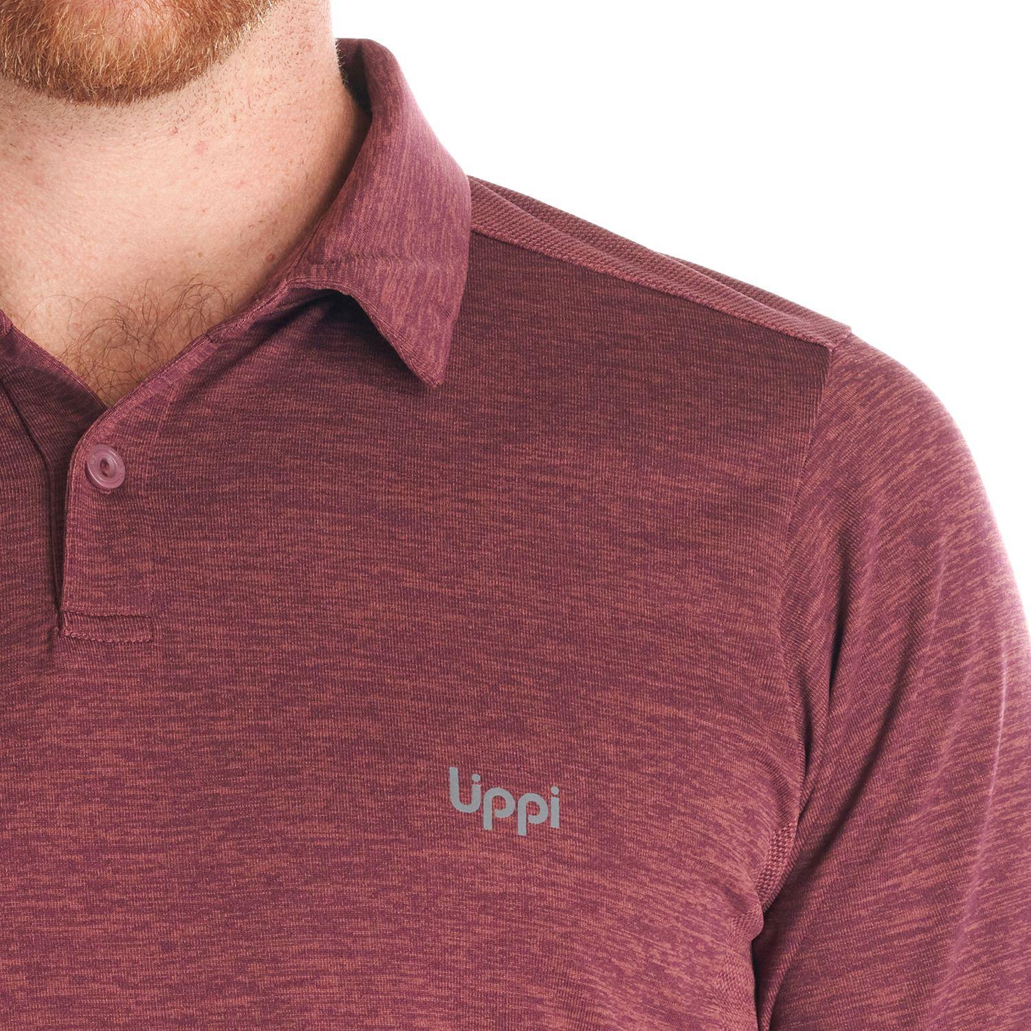 Polera Hombre B-Classic Seamless Polo Burdeo Lippi-6