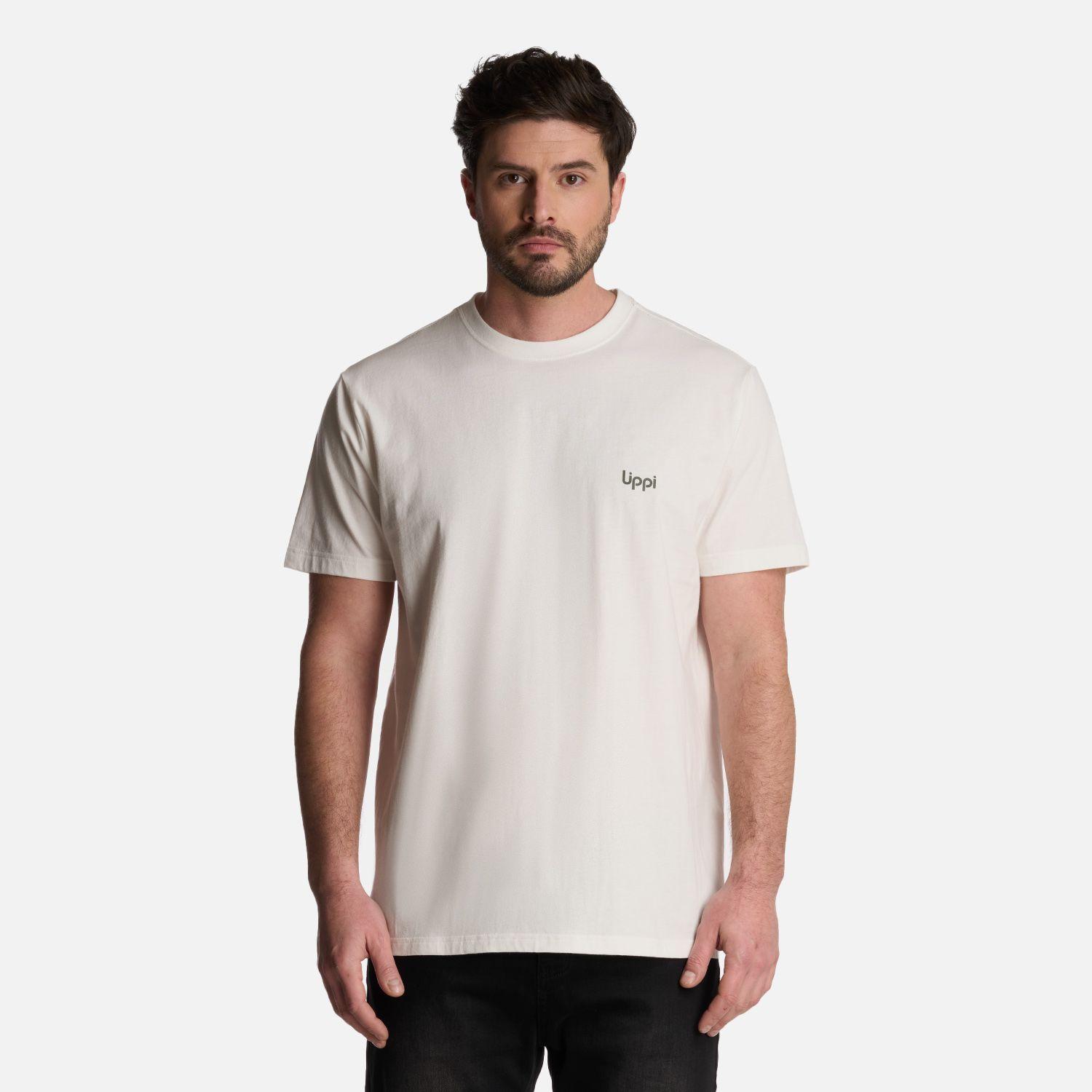 Polera Hombre Highest Peak T-Shirt Blanco Lippi-0