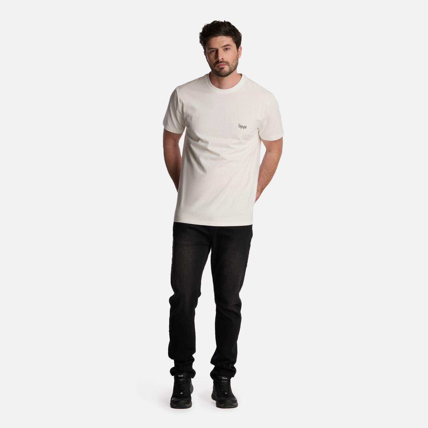 Polera Hombre Highest Peak T-Shirt Blanco Lippi-4