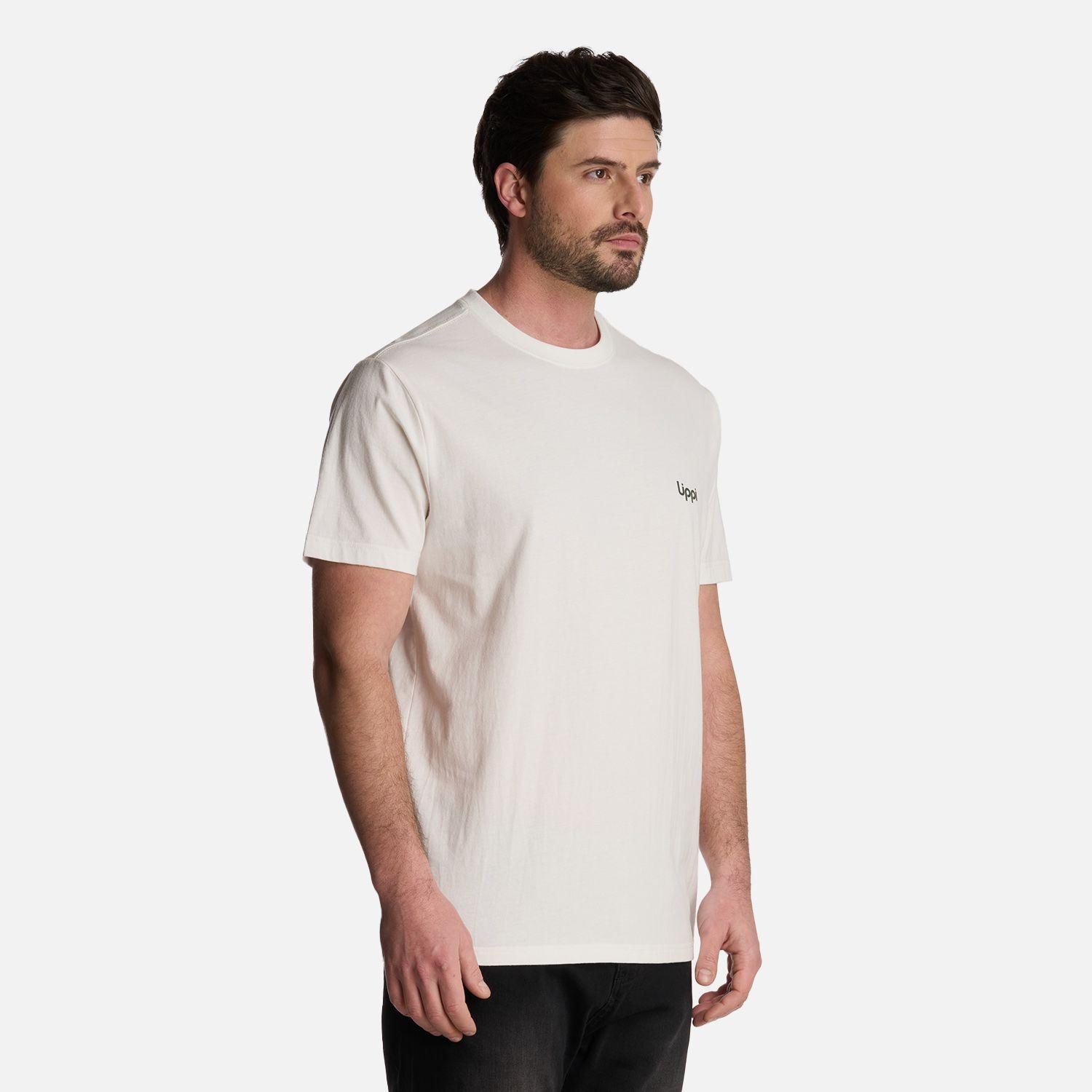 Polera Hombre Highest Peak T-Shirt Blanco Lippi-2