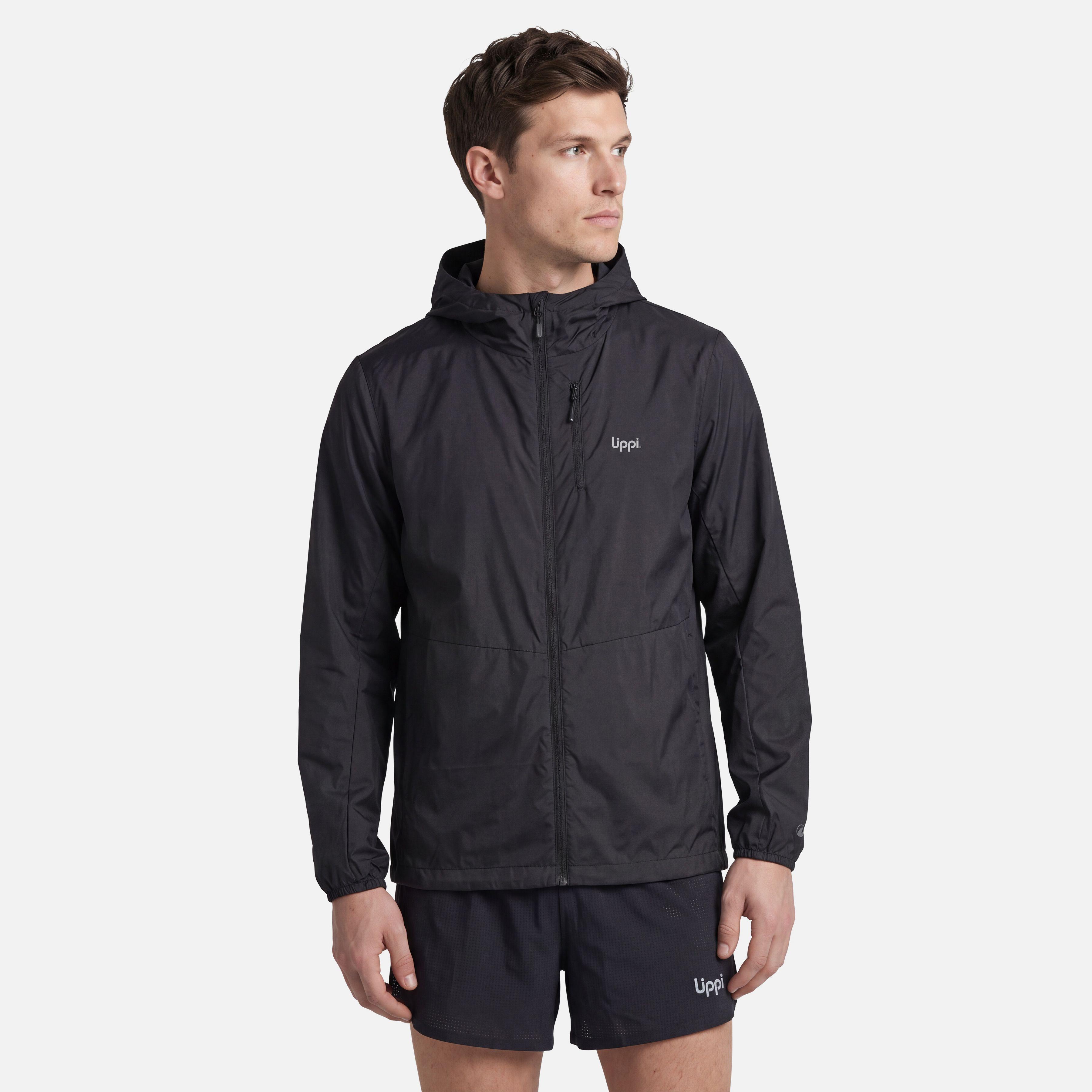 Chaqueta Hombre Nightfall SL Windbreaker Hoody Jacket Negro Lippi V27-0