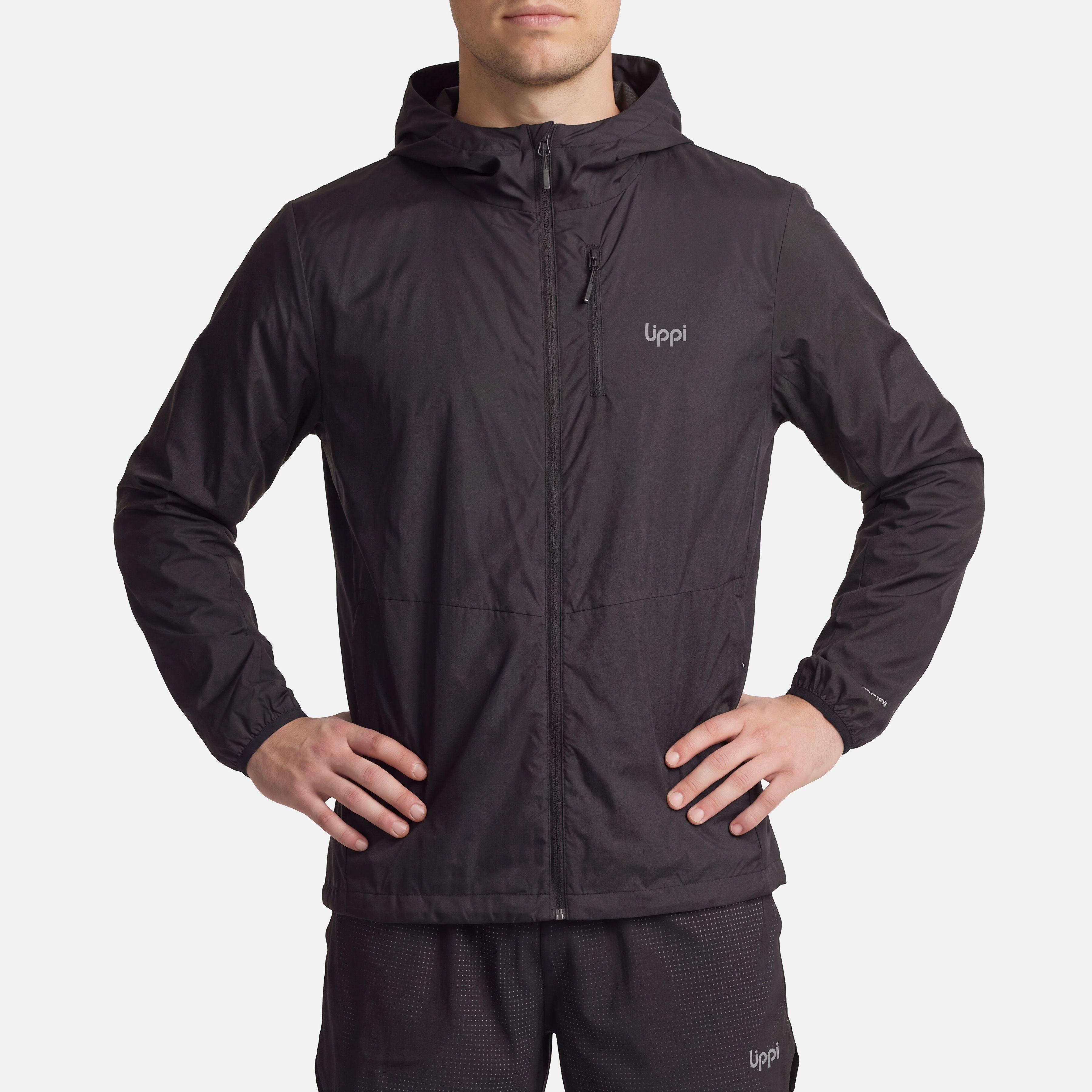 Chaqueta Hombre Nightfall SL Windbreaker Hoody Jacket Negro Lippi V27-2