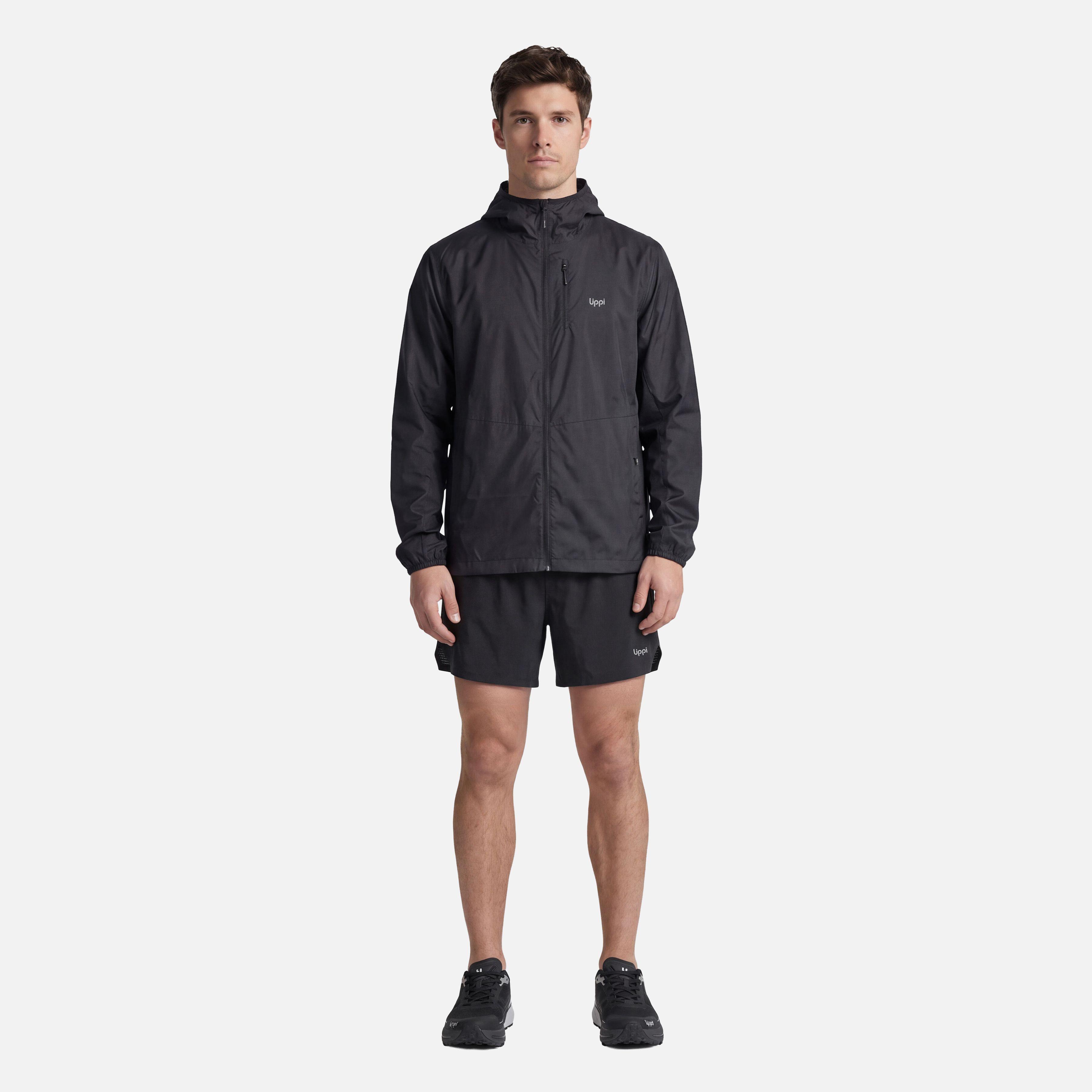 Chaqueta Hombre Nightfall SL Windbreaker Hoody Jacket Negro Lippi V27-3
