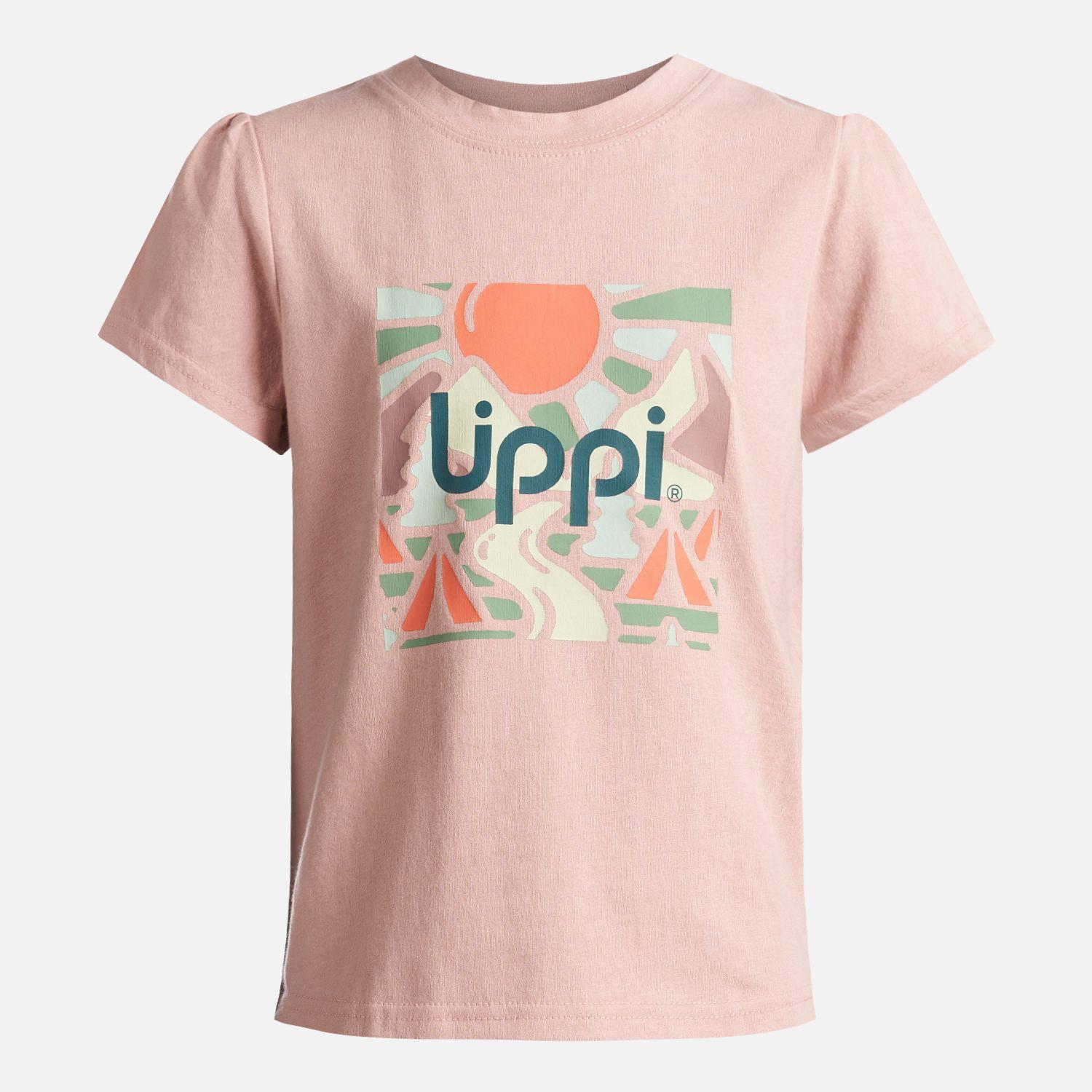 Polera Niña Logo Lippi T-Shirt Rosa Lippi-0