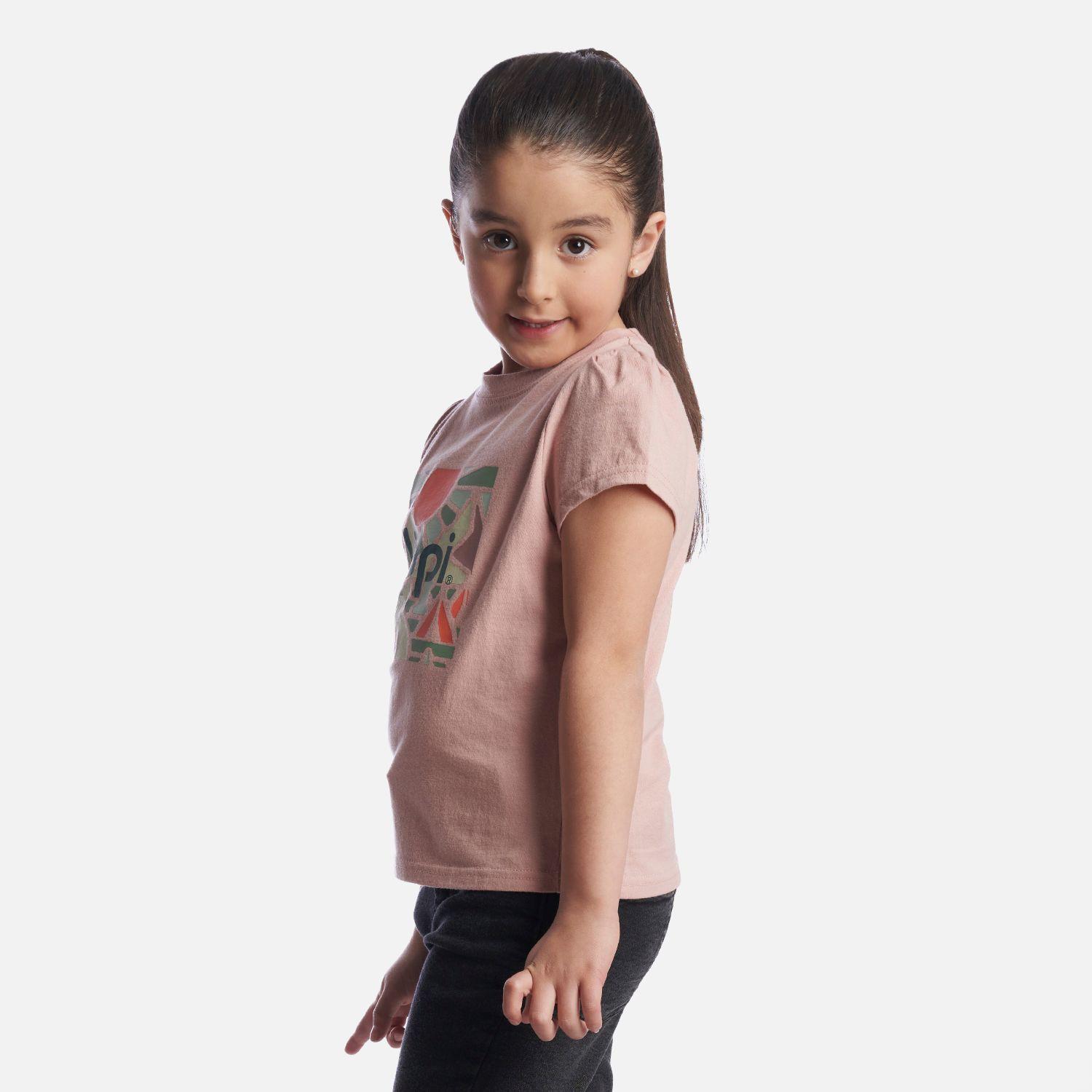 Polera Niña Logo Lippi T-Shirt Rosa Lippi-2