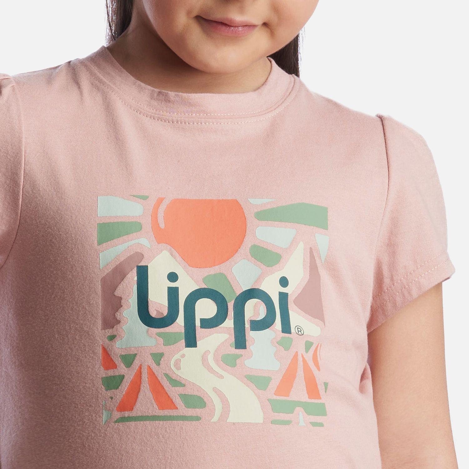 Polera Niña Logo Lippi T-Shirt Rosa Lippi-4
