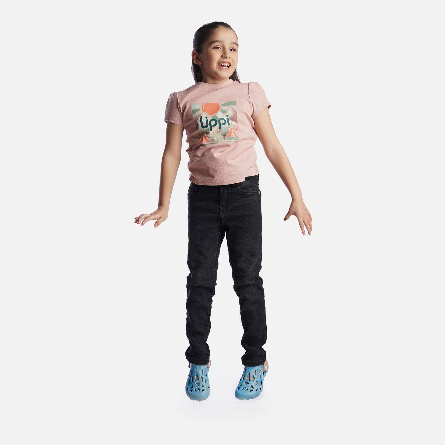 Polera Niña Logo Lippi T-Shirt Rosa Lippi-5