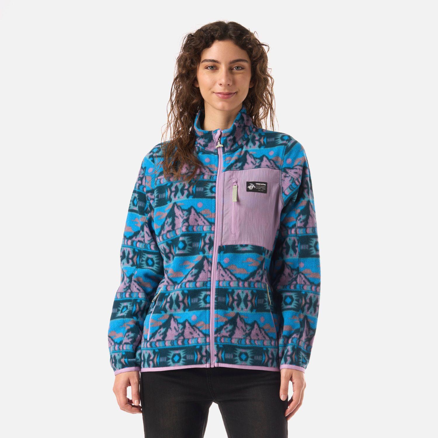 Polar Mujer Ruil Print Celeste Haka Honu V26-0