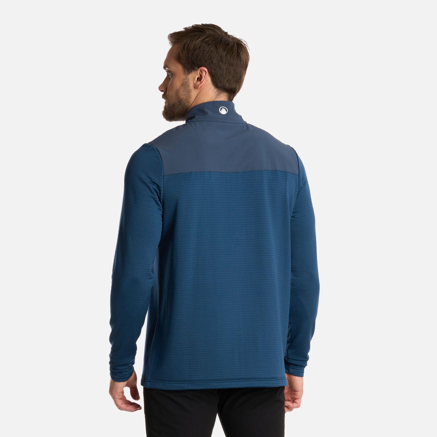 Polerón Hombre Karova Nano-F 14 Zip Azulino Lippi I25-2