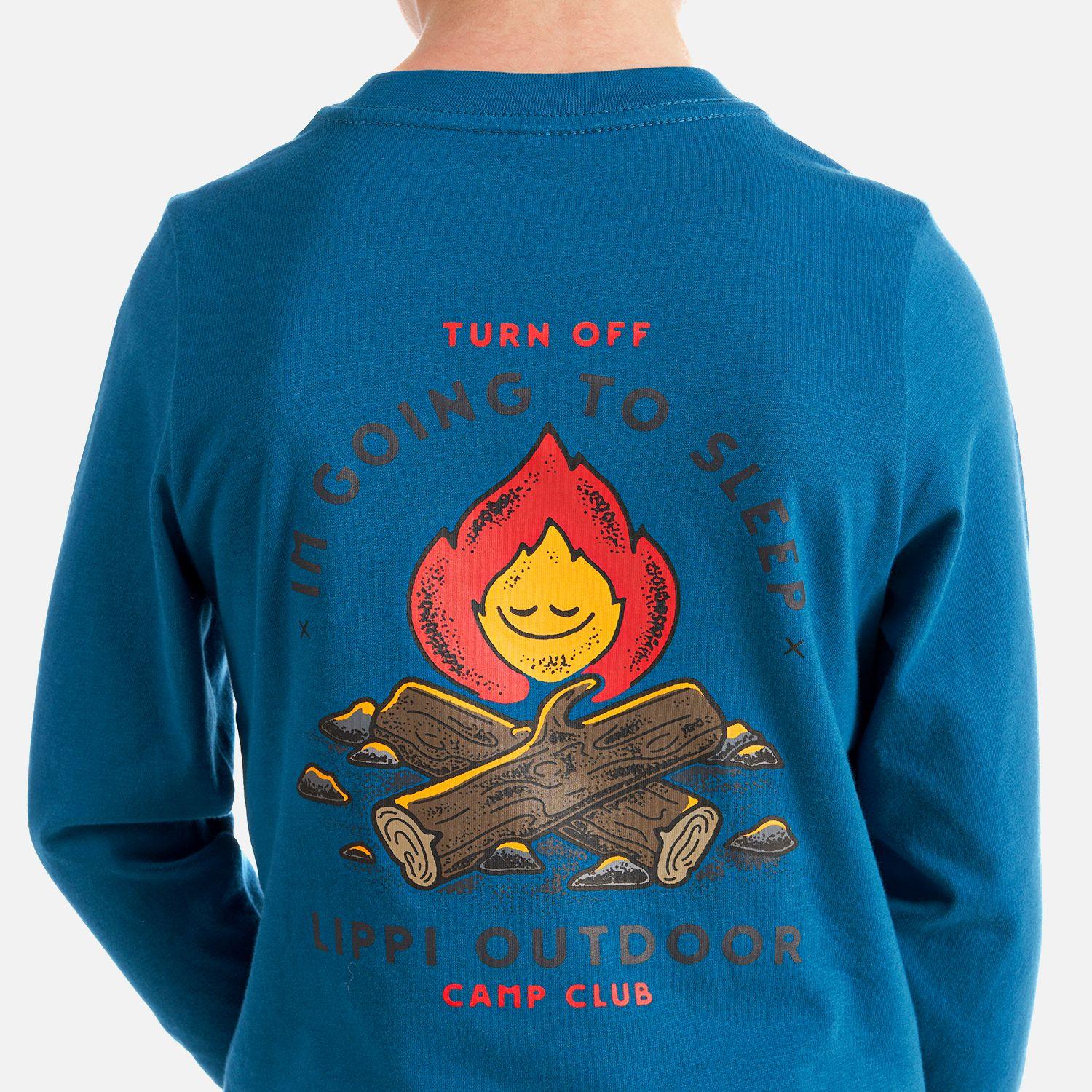 Polera Niño Country Long Sleeve T-Shirt Turquesa Oscuro Lippi-3