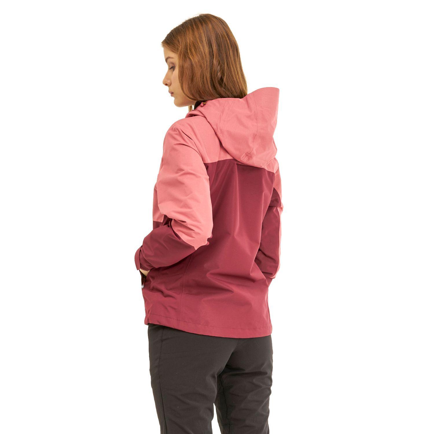 Chaqueta Mujer Summit B-Dry Hoody Jacket Rosa / Vino Lippi-2
