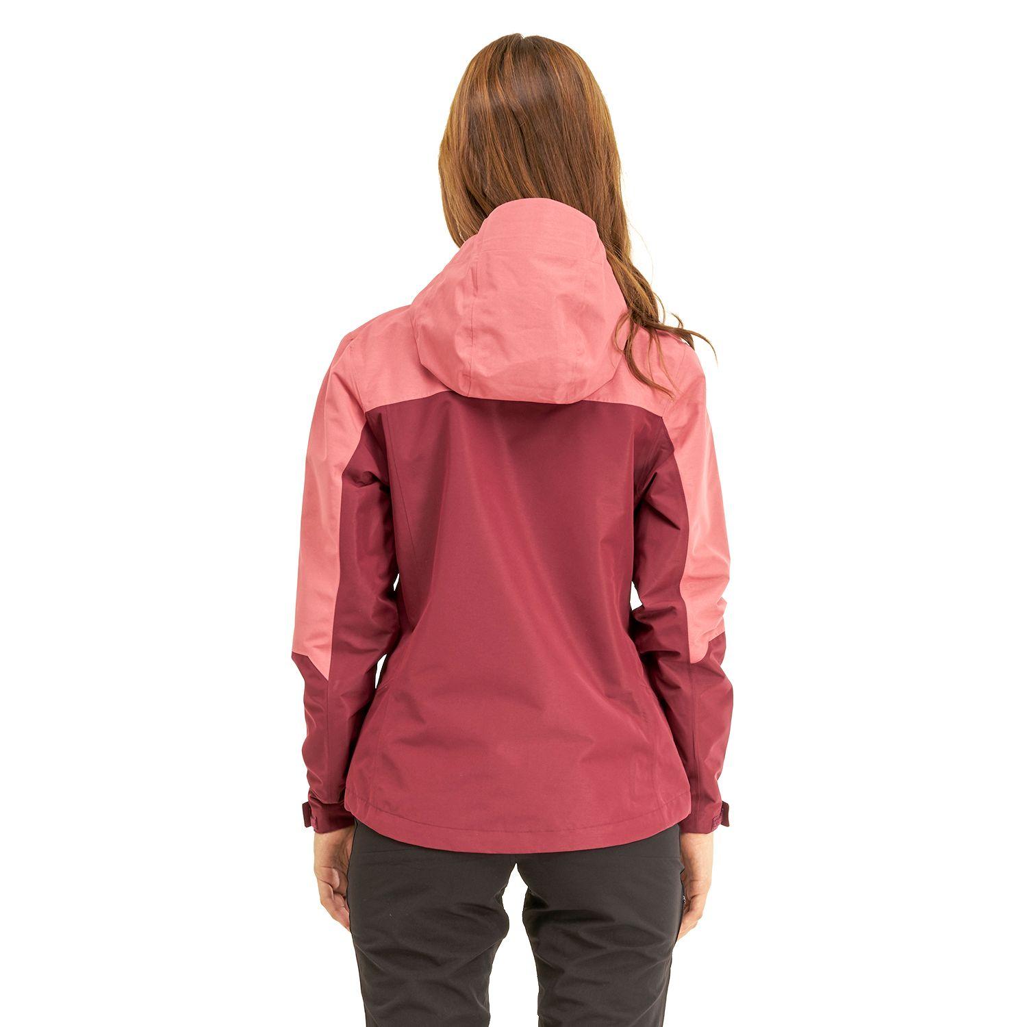 Chaqueta Mujer Summit B-Dry Hoody Jacket Rosa / Vino Lippi-3