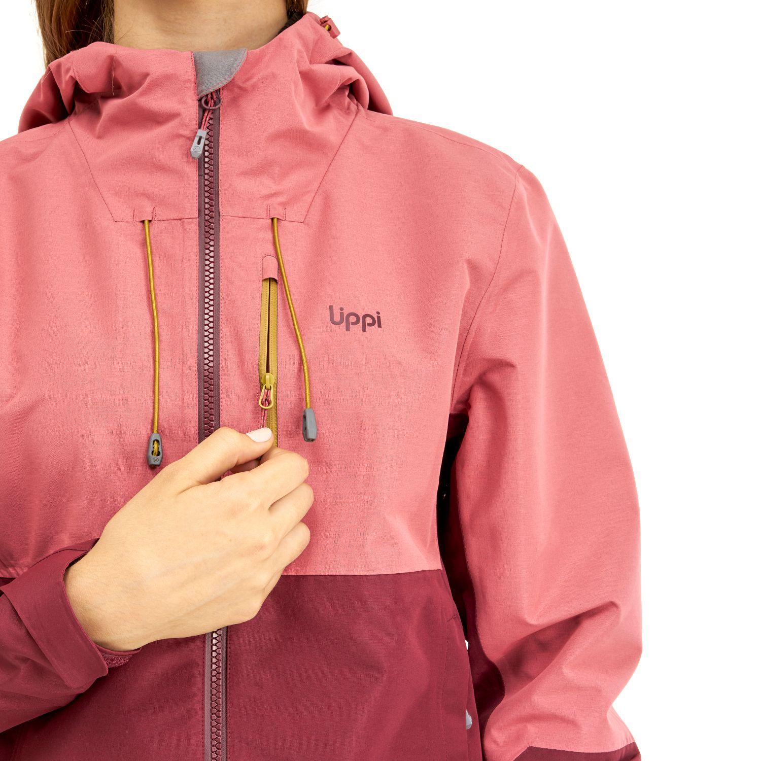 Chaqueta Mujer Summit B-Dry Hoody Jacket Rosa / Vino Lippi-4