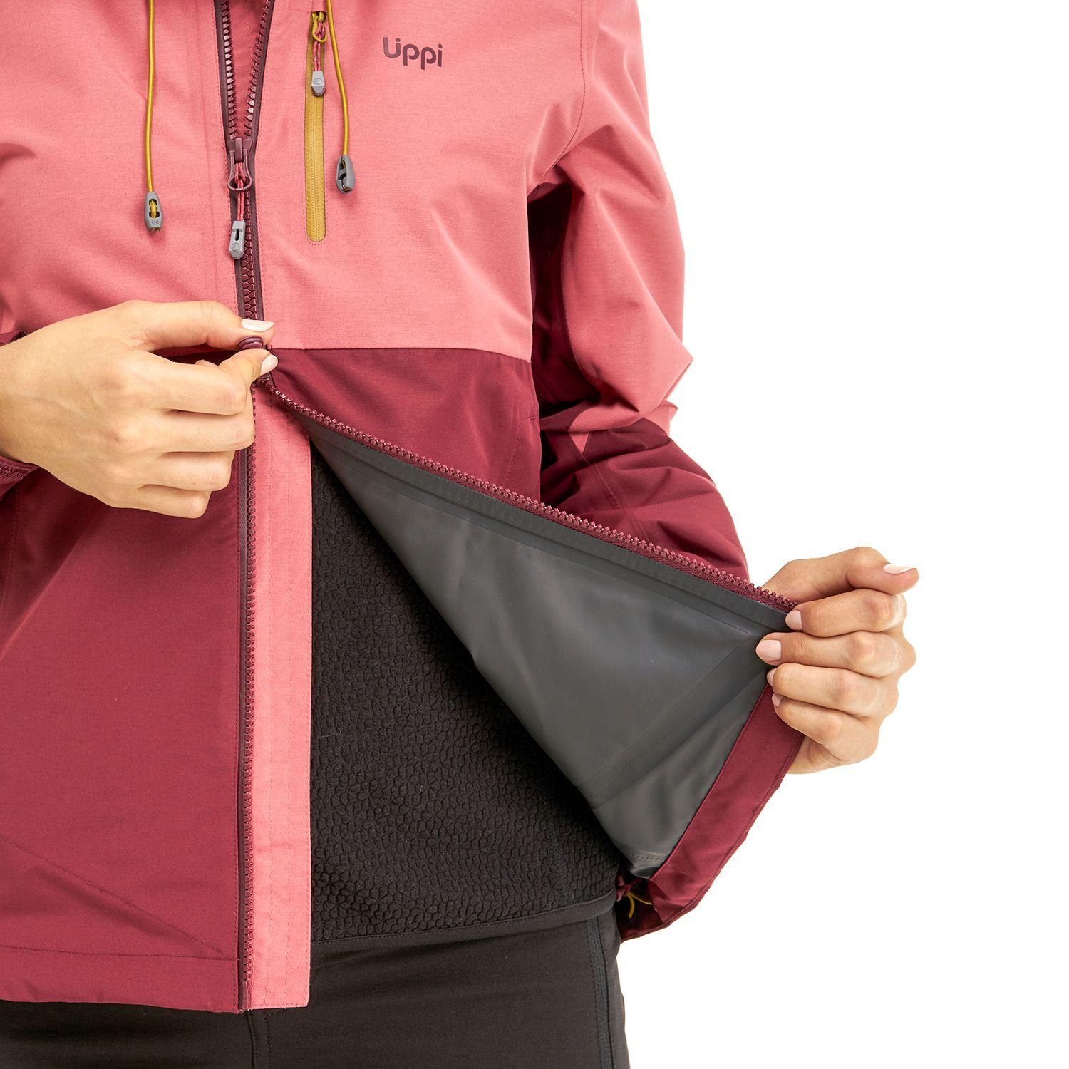 Chaqueta Mujer Summit B-Dry Hoody Jacket Rosa / Vino Lippi-6