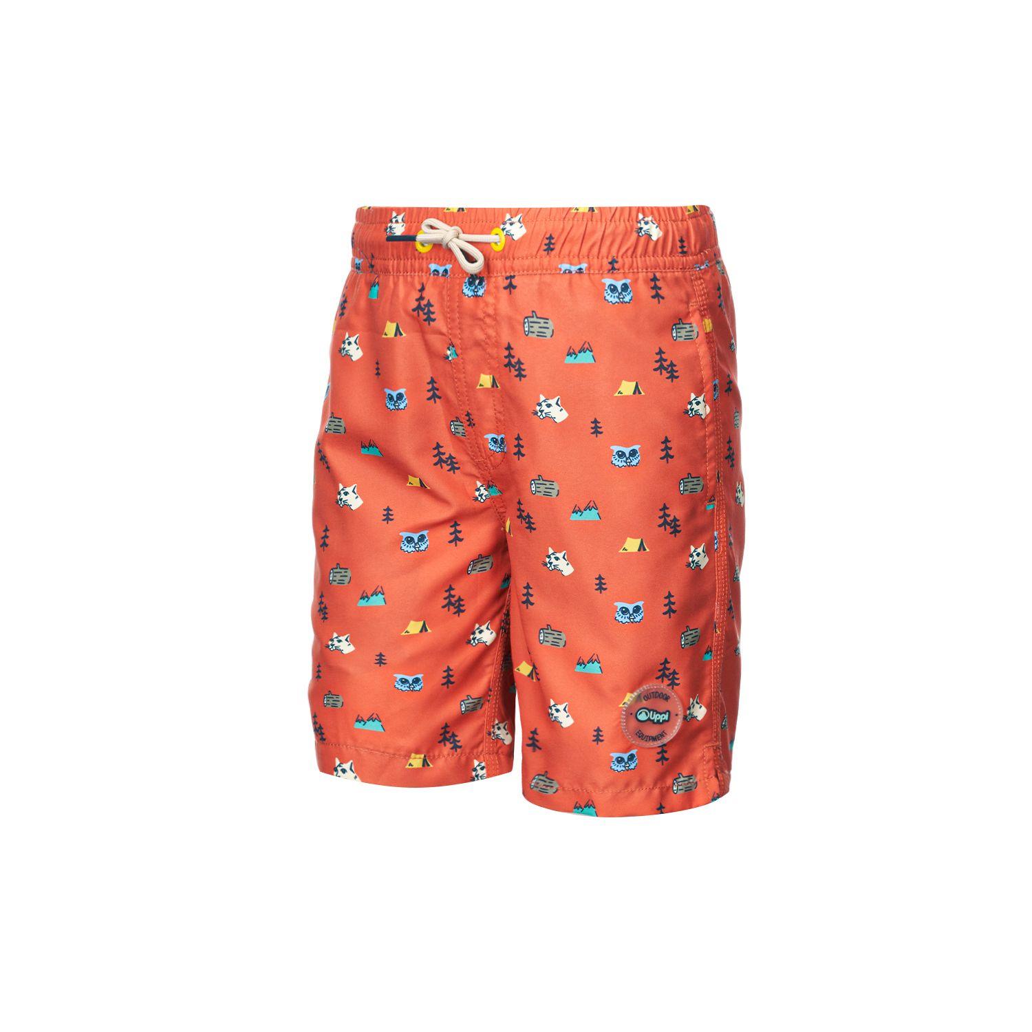 Traje de Baño Niño Aqua Swimwear Print Naranjo Oscuro Lippi-0
