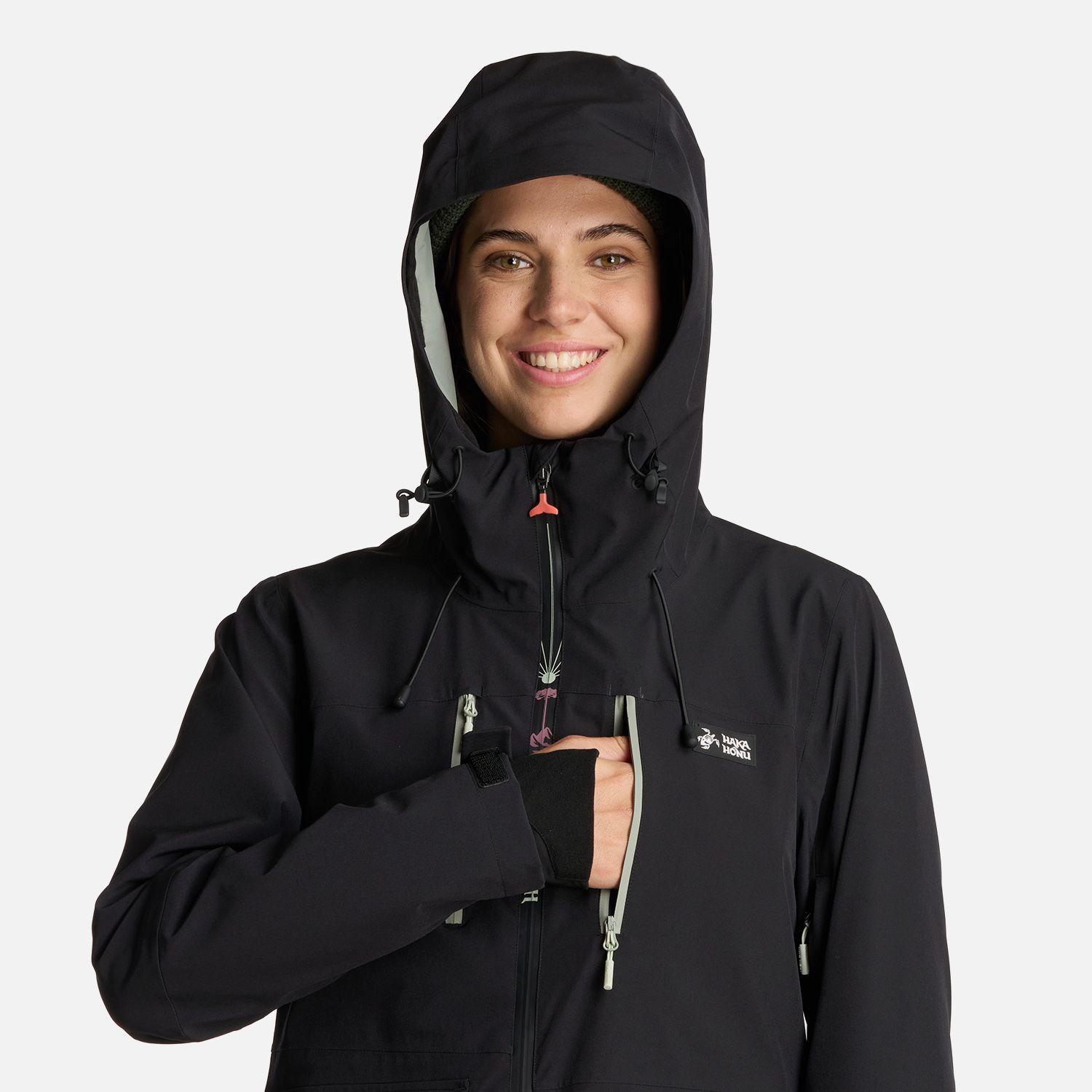 Chaqueta Mujer Viento Blanco Negro Haka Honu I25-3