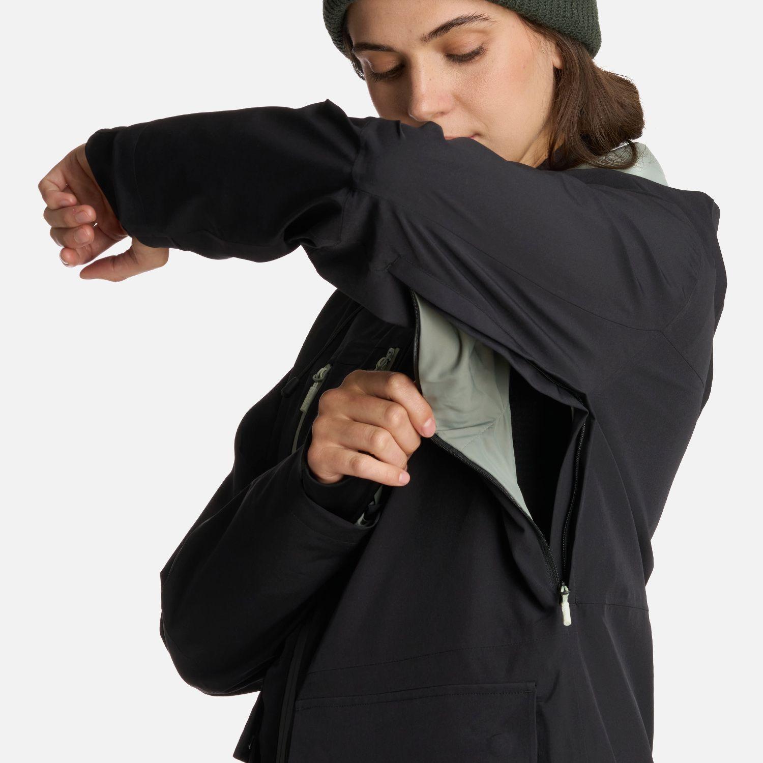 Chaqueta Mujer Viento Blanco Negro Haka Honu I25-4