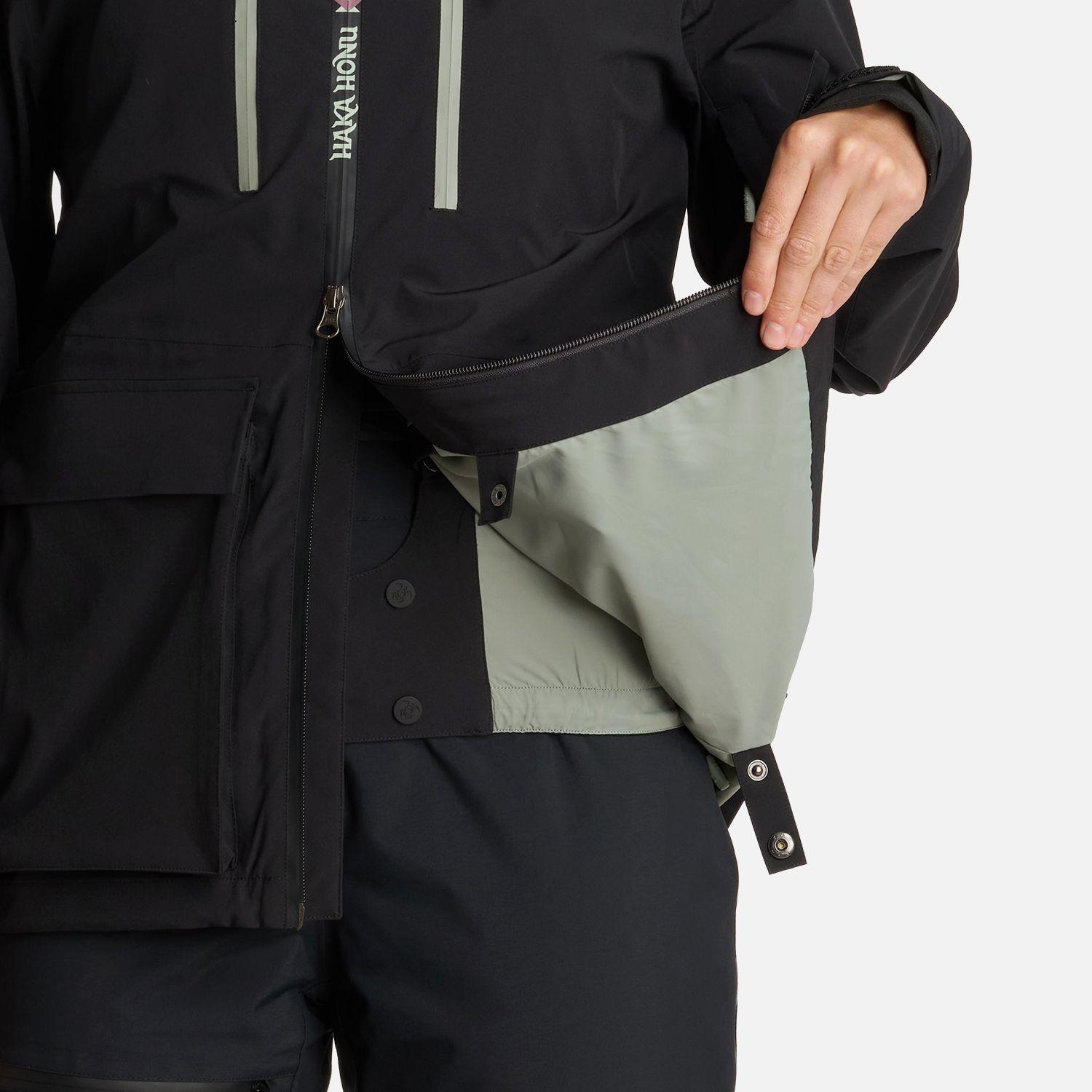 Chaqueta Mujer Viento Blanco Negro Haka Honu I25-9