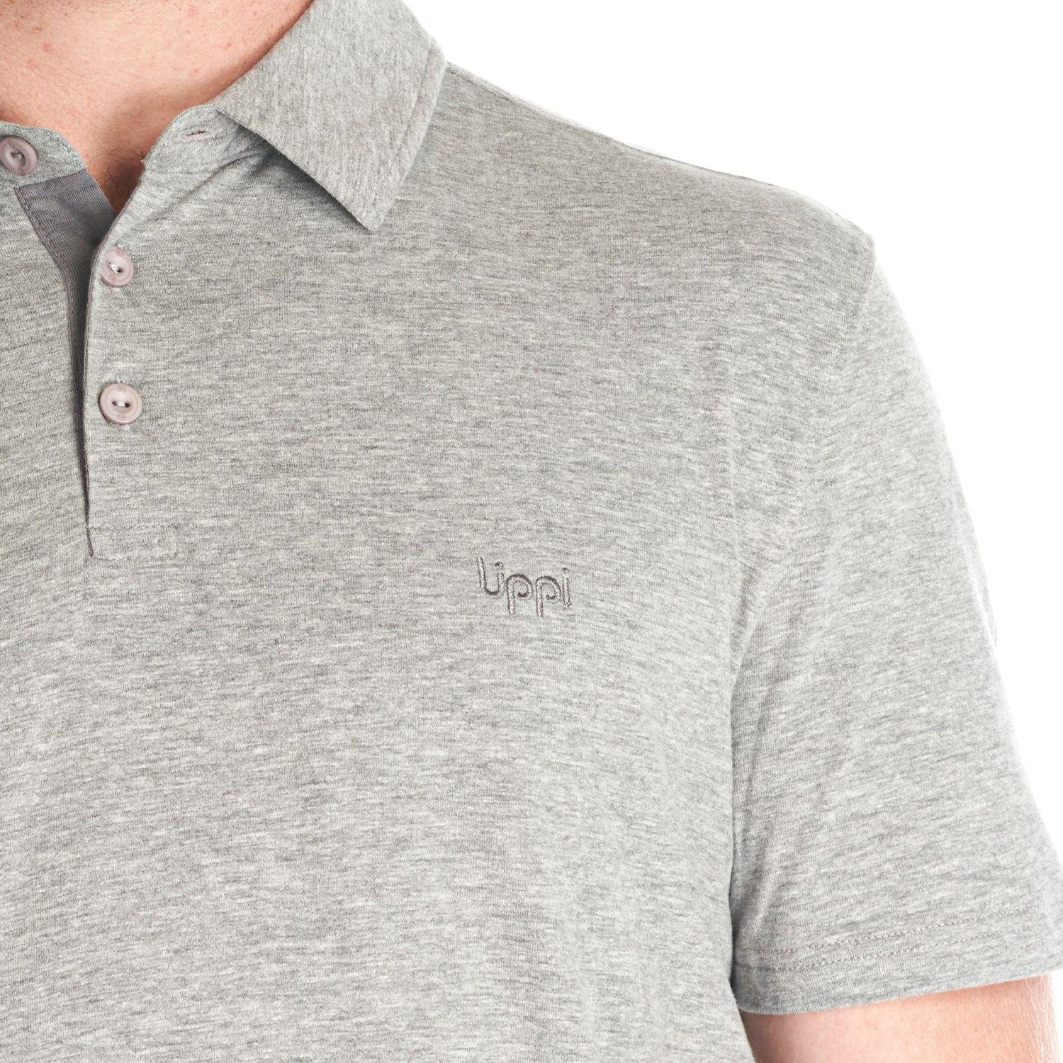 Polera Hombre Jet Polo Melange Gris Medio Lippi-6
