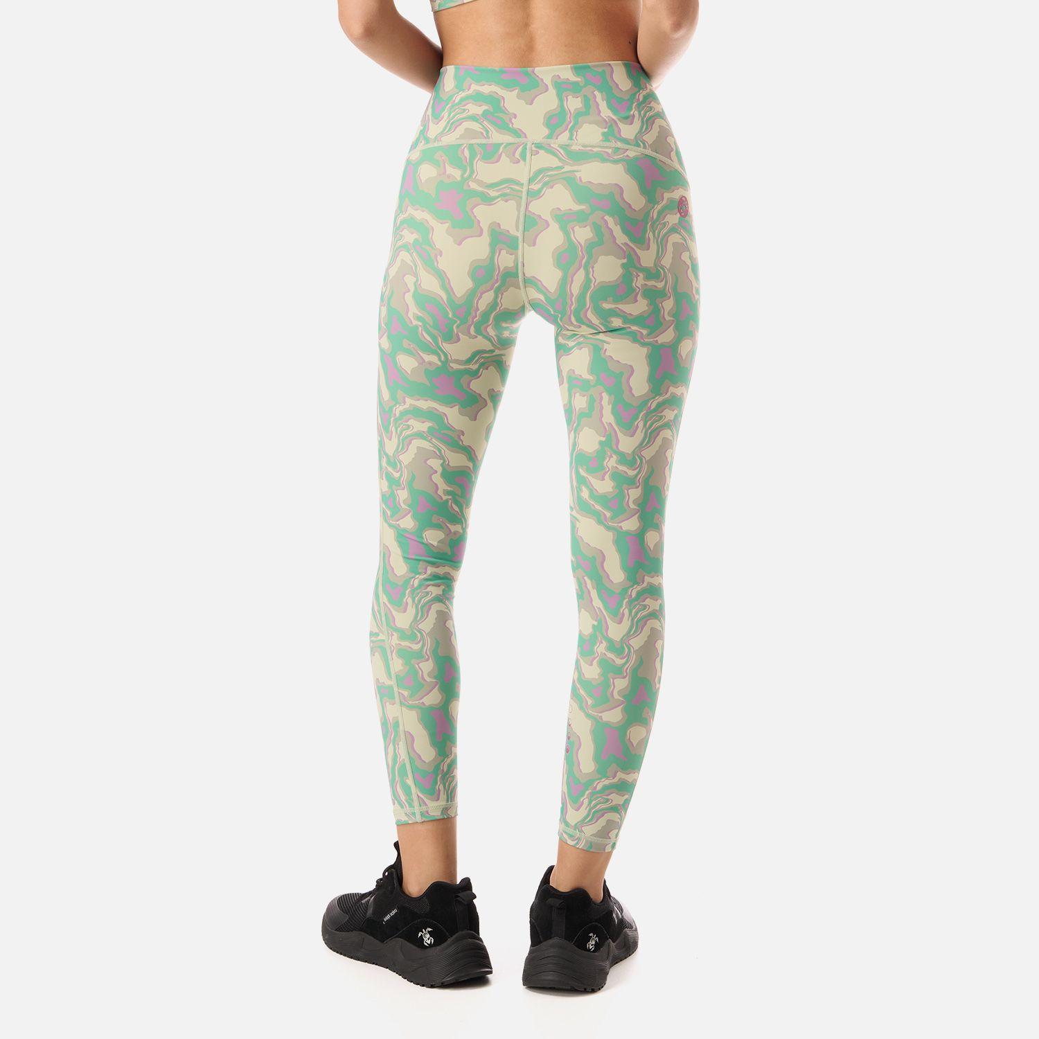 Calza Mujer Coihue Larga Print Menta Haka Honu V26-2