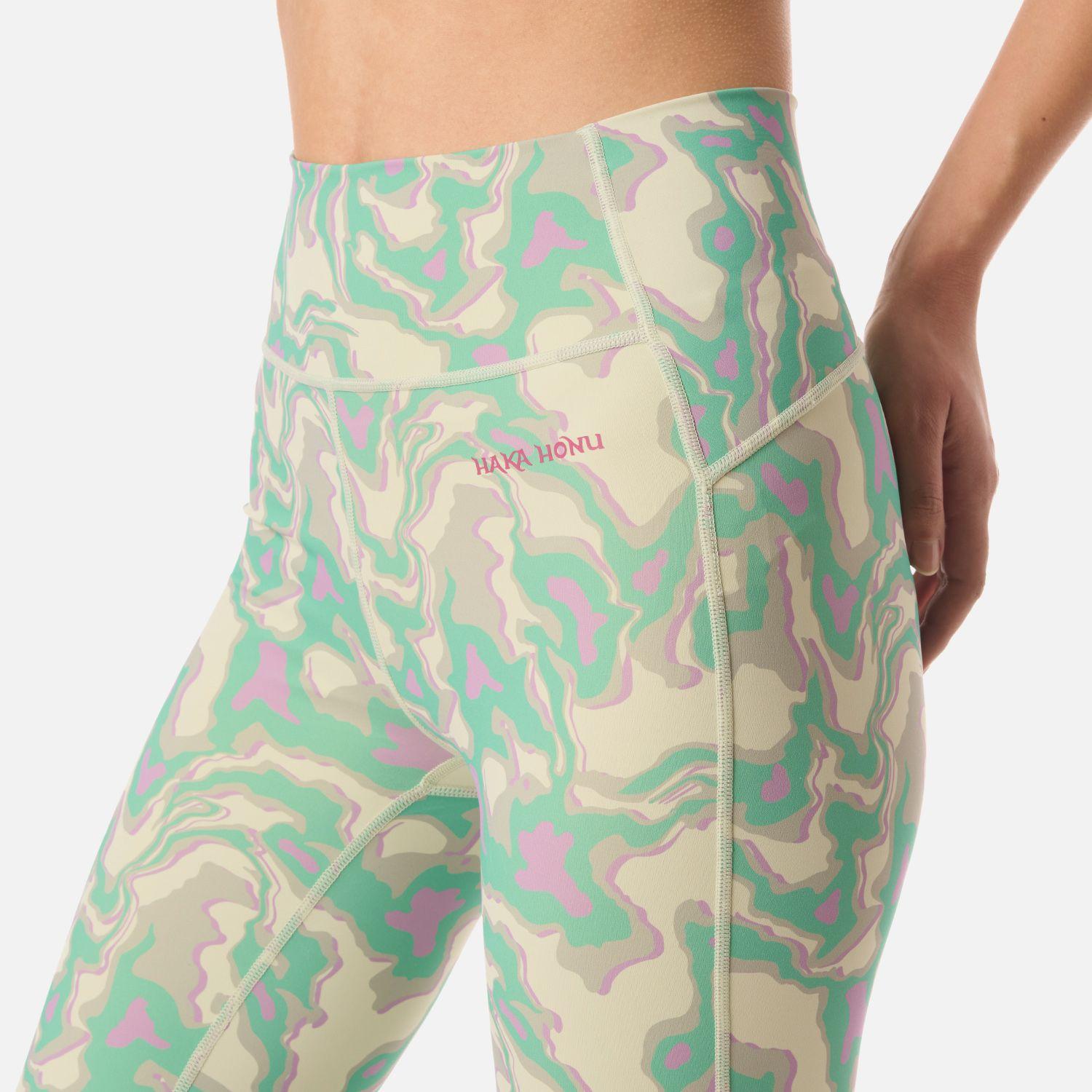 Calza Mujer Coihue Larga Print Menta Haka Honu V26-3