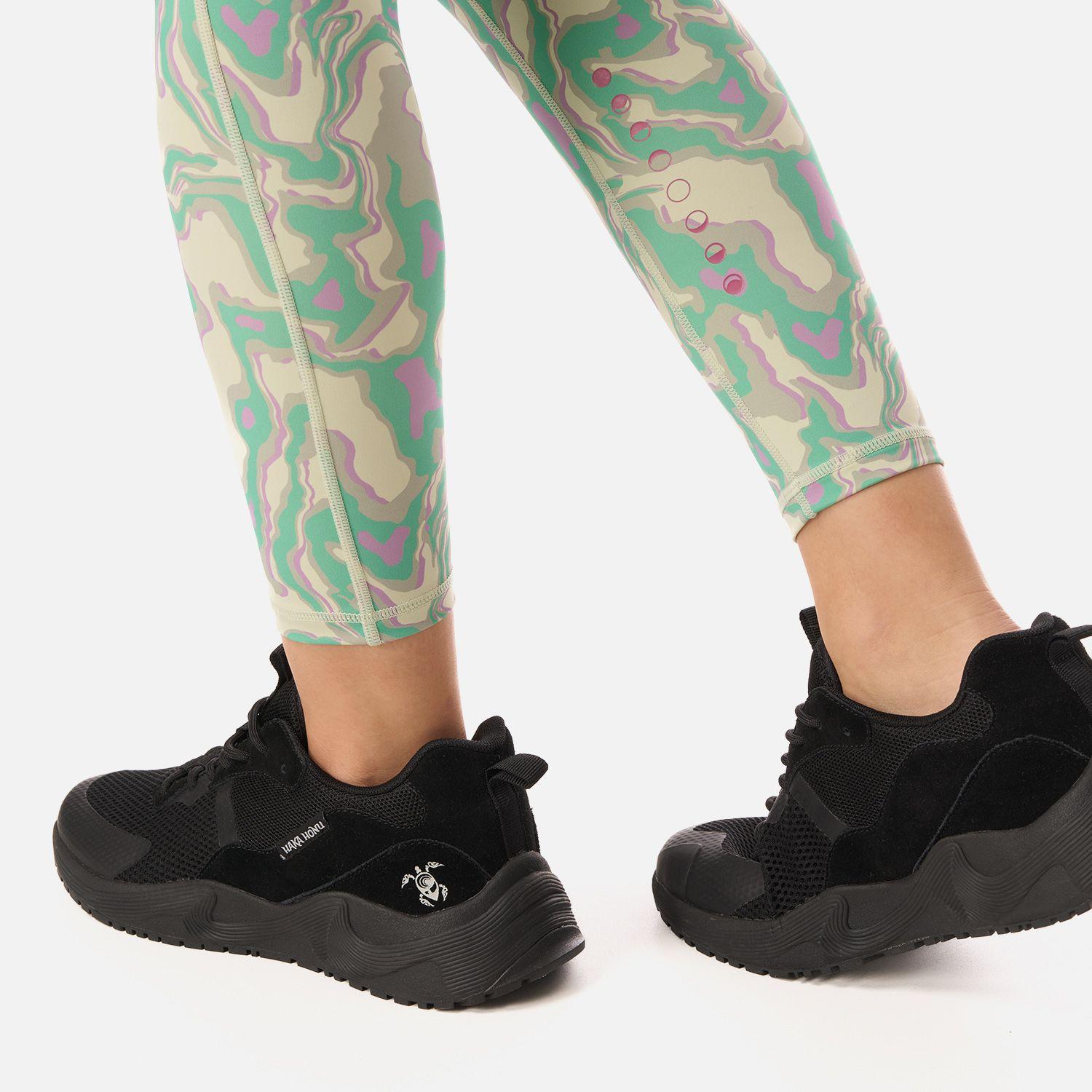 Calza Mujer Coihue Larga Print Menta Haka Honu V26-4