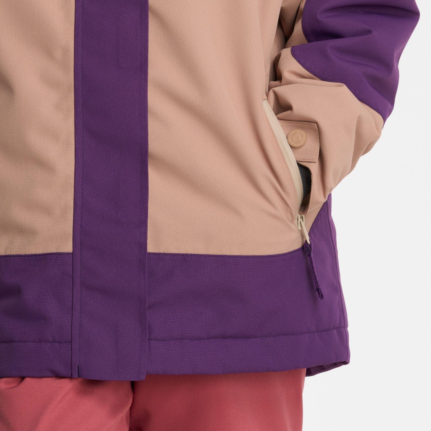 Chaqueta Niña Andes Snow B-Dry Hoody Jacket Canela Lippi-5