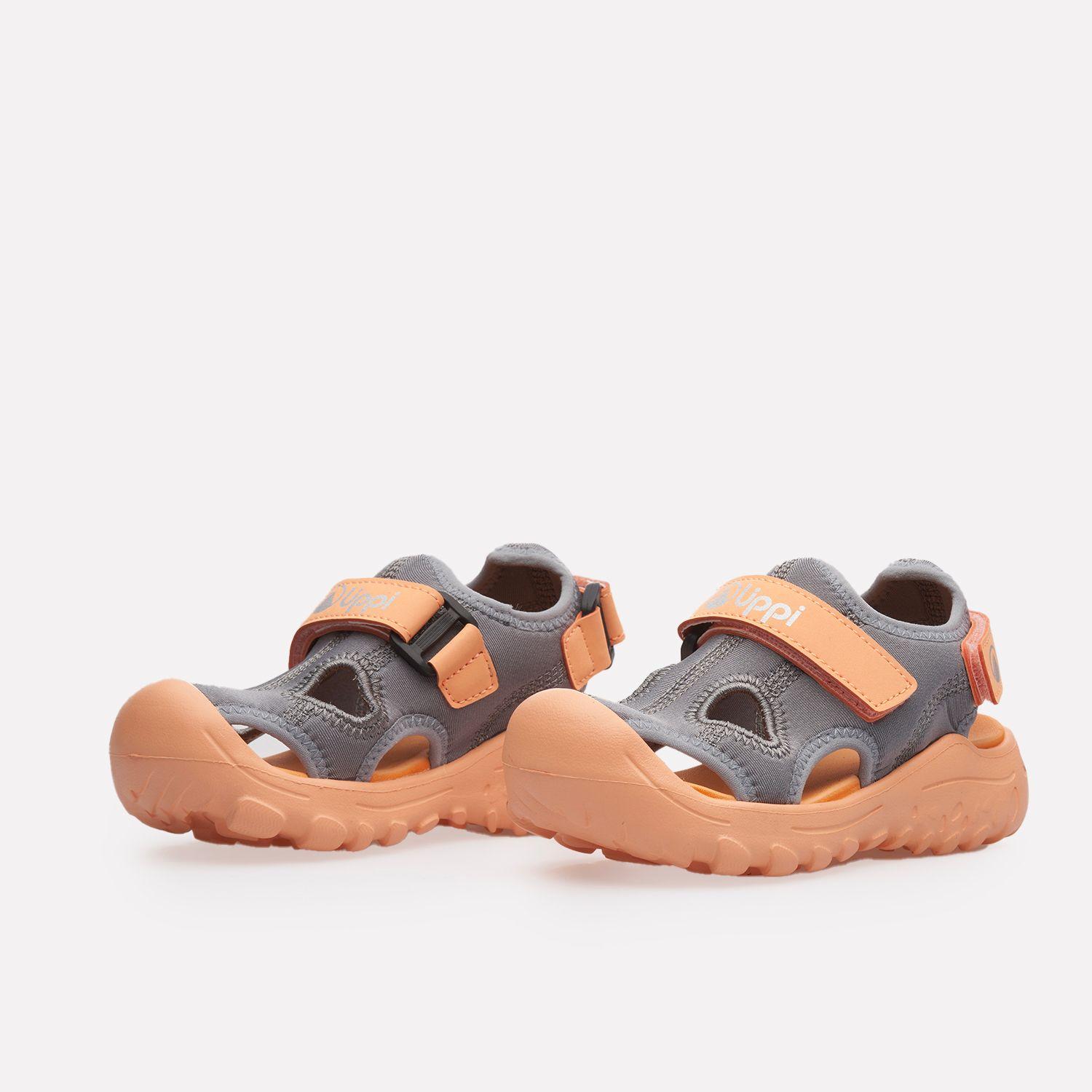 Sandalia Niña Go Out Again Kids Gris / Coral Lippi V26-1