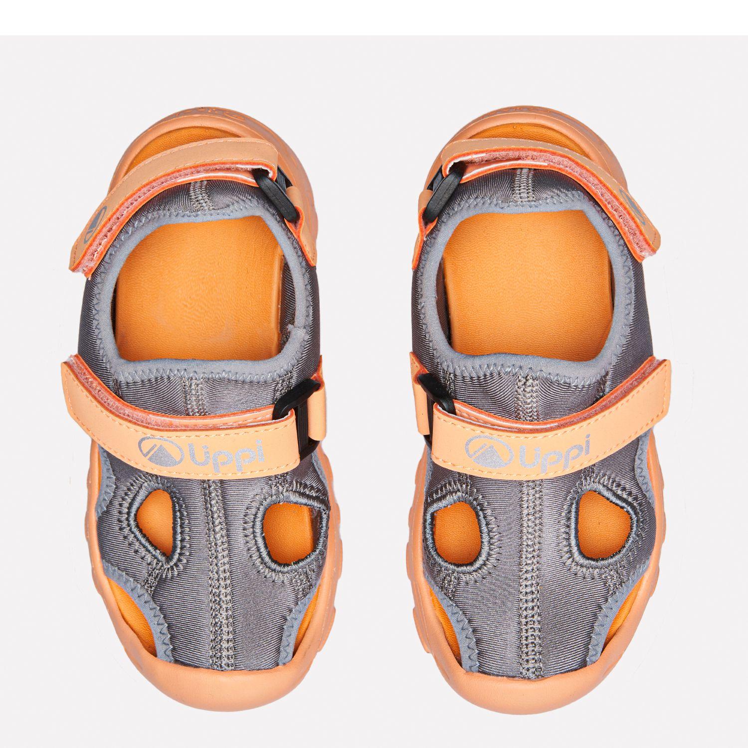 Sandalia Niña Go Out Again Kids Gris / Coral Lippi V26-4