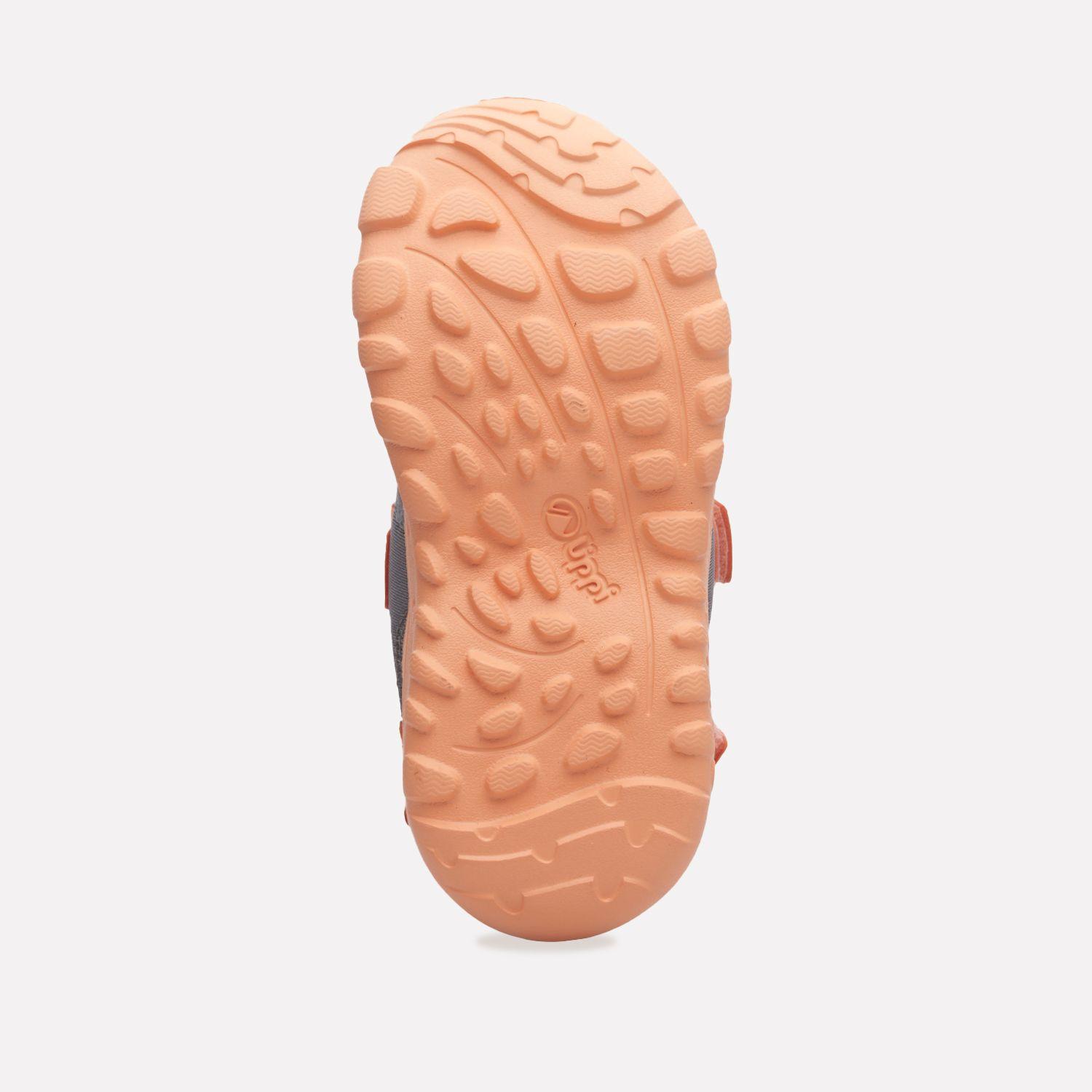 Sandalia Niña Go Out Again Kids Gris / Coral Lippi V26-5