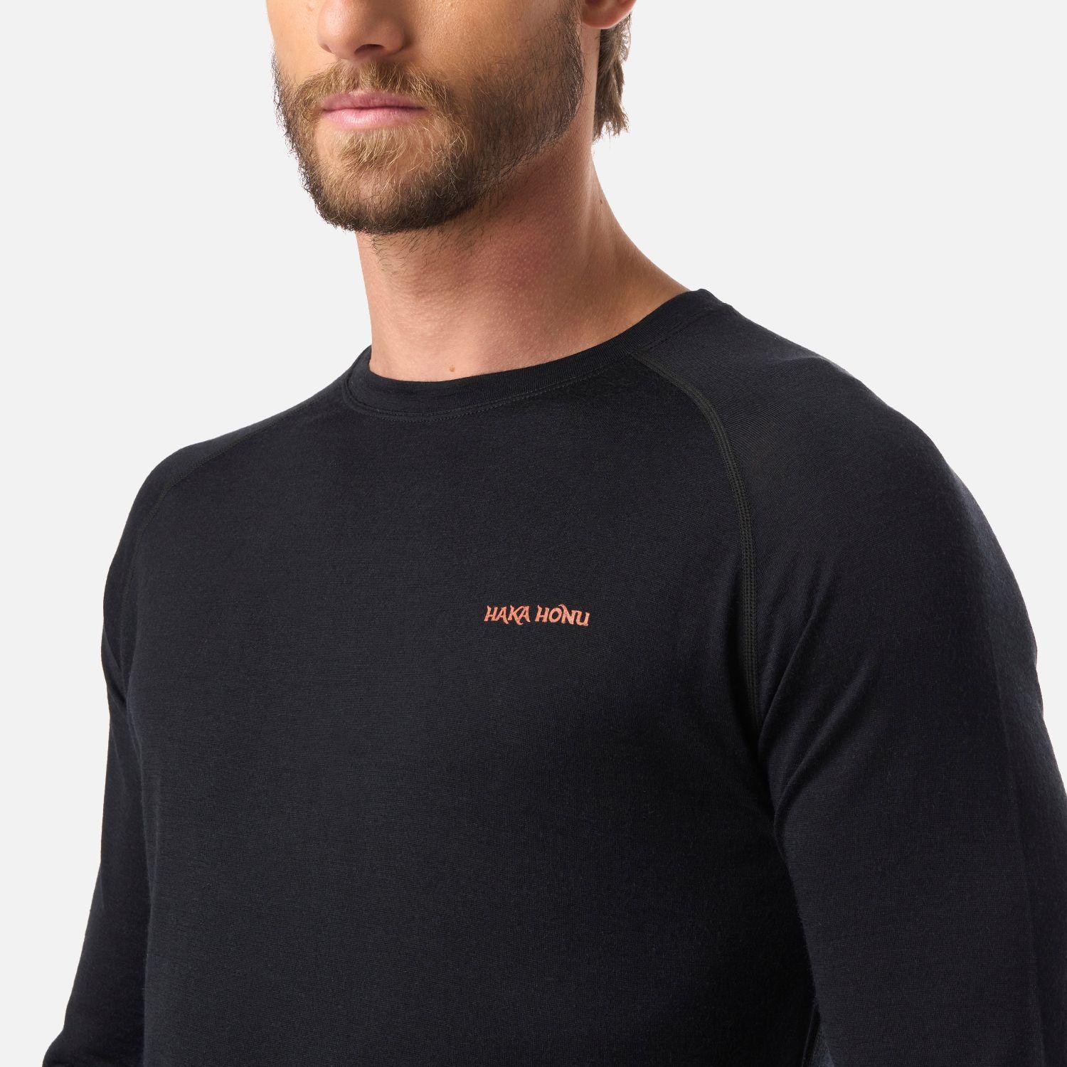 Primera Capa Hombre Carnero Top Negro Haka Honu I26-3