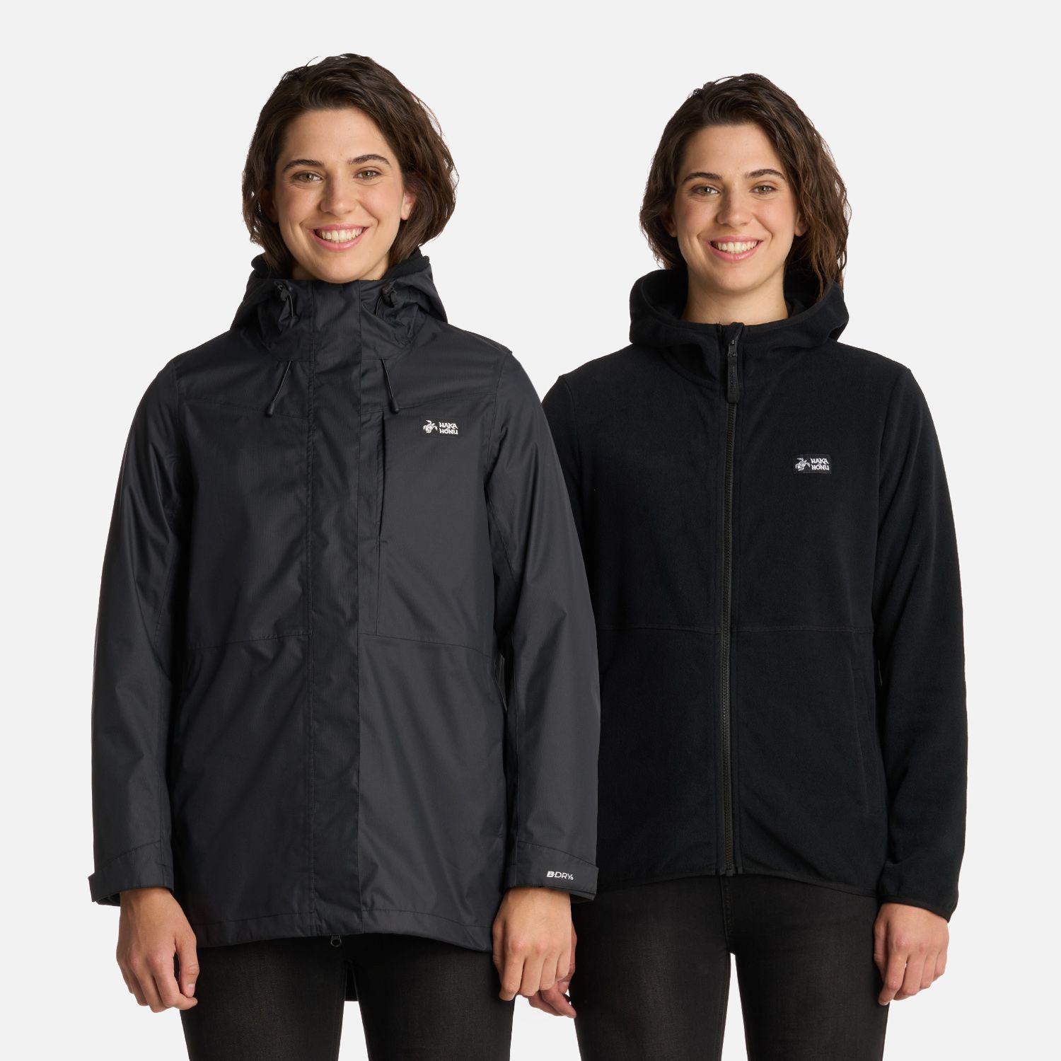 Chaqueta Mujer Corteza Negro Haka Honu I25-0