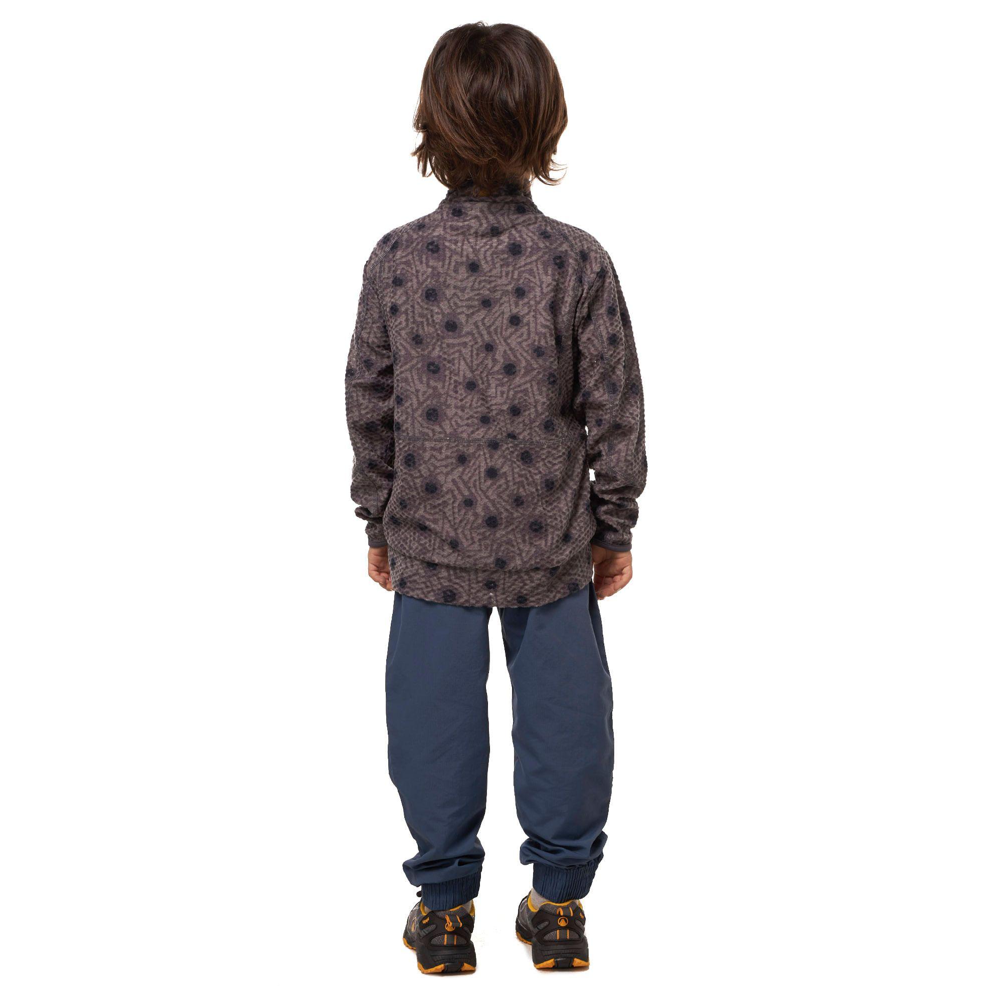 Poleron Niño Saltamontes Nano-F 1/4 Zip Print Azul Lippi V20-4