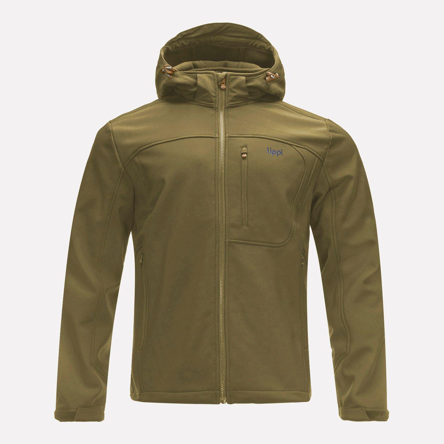 Chaqueta Hombre Macaya Softshell Hoody Jacket Oliva Oscuro Lippi-0