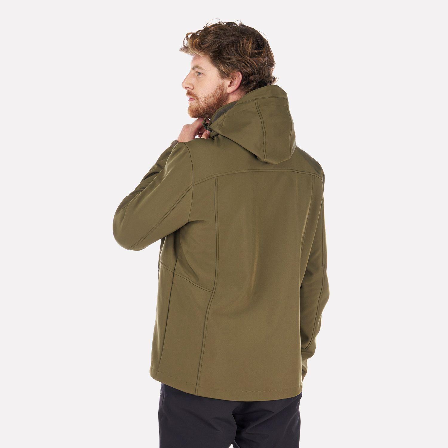 Chaqueta Hombre Macaya Softshell Hoody Jacket Oliva Oscuro Lippi-2