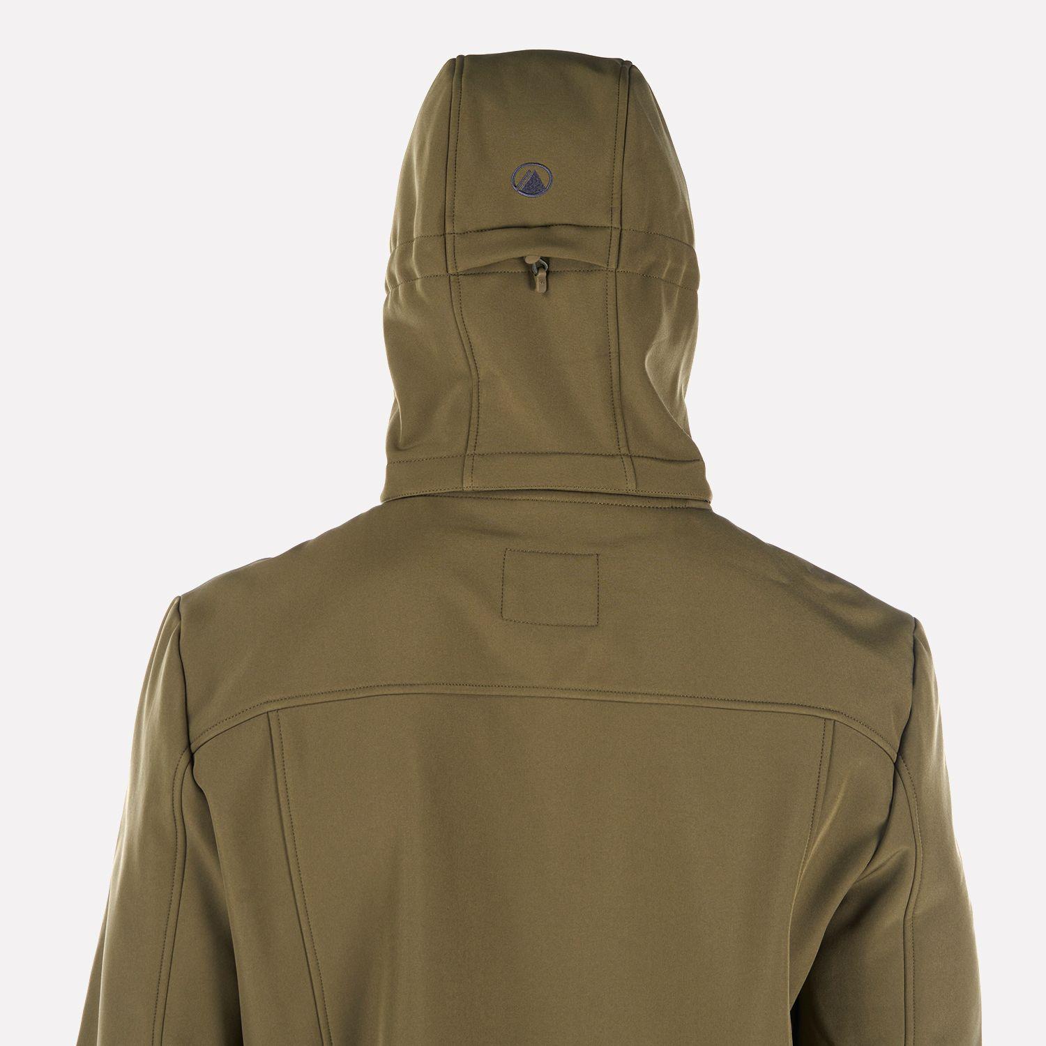 Chaqueta Hombre Macaya Softshell Hoody Jacket Oliva Oscuro Lippi-5