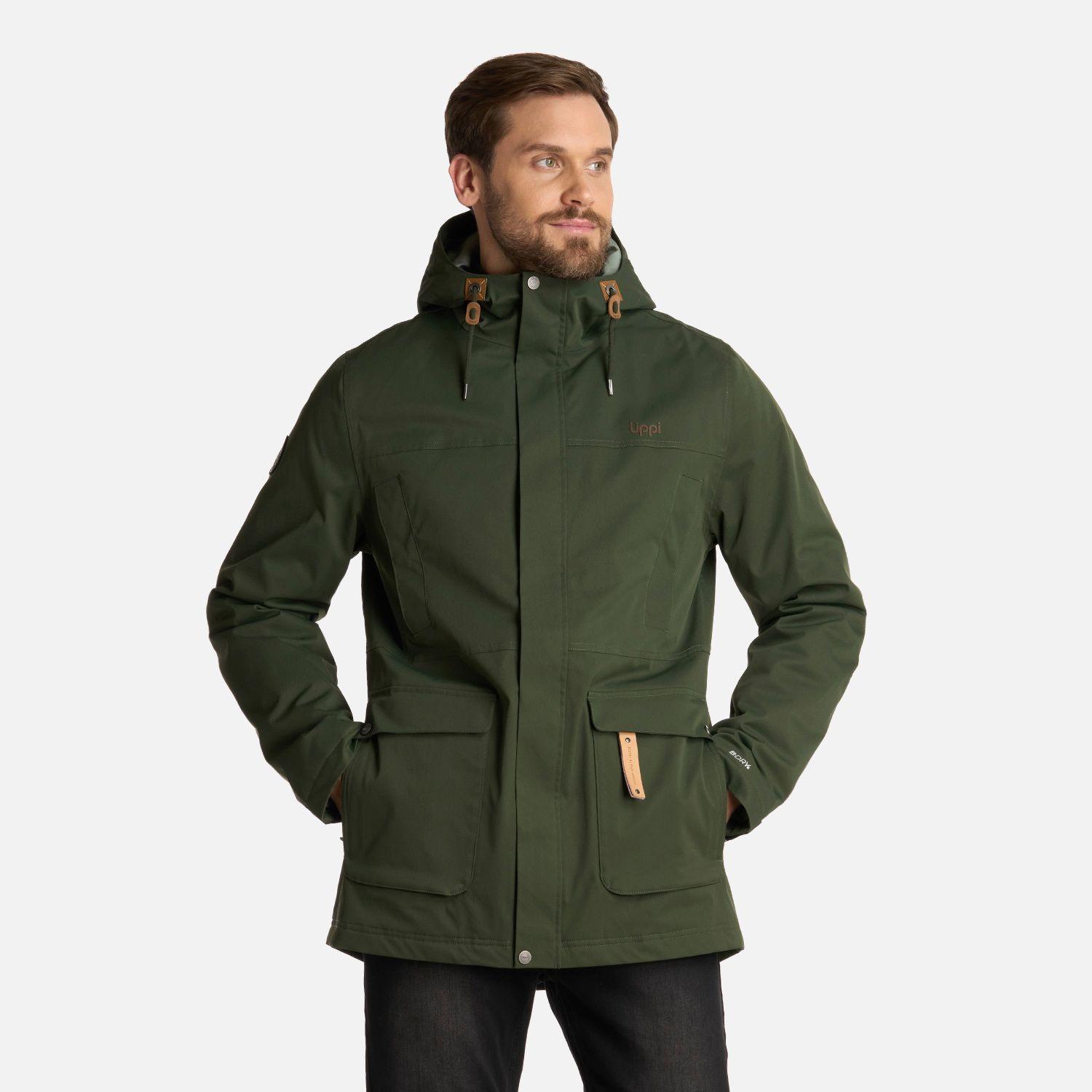Chaqueta Hombre DayBreak B-Dry Verde Militar Lippi I25-0