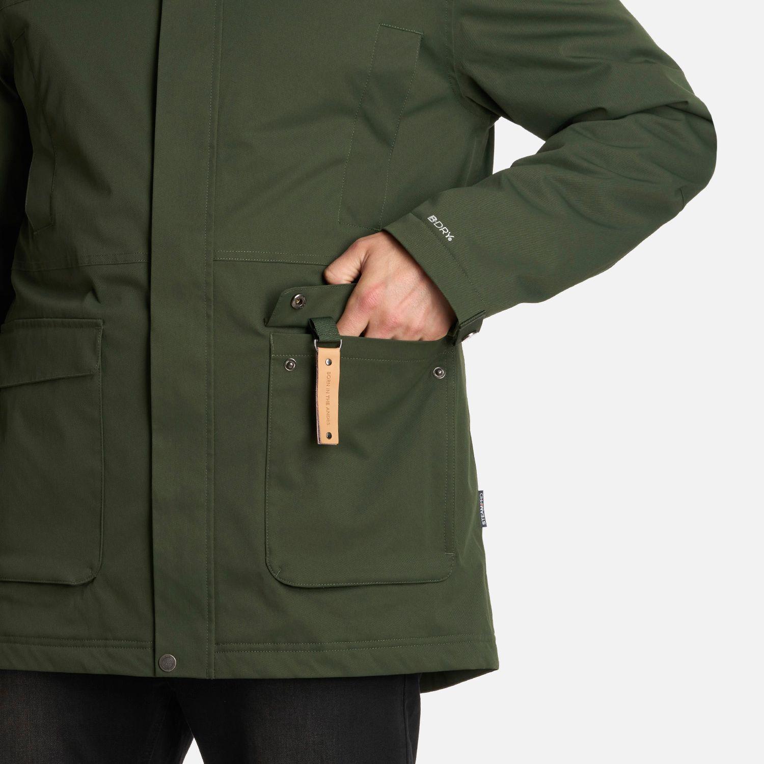 Chaqueta Hombre DayBreak B-Dry Verde Militar Lippi I25-5