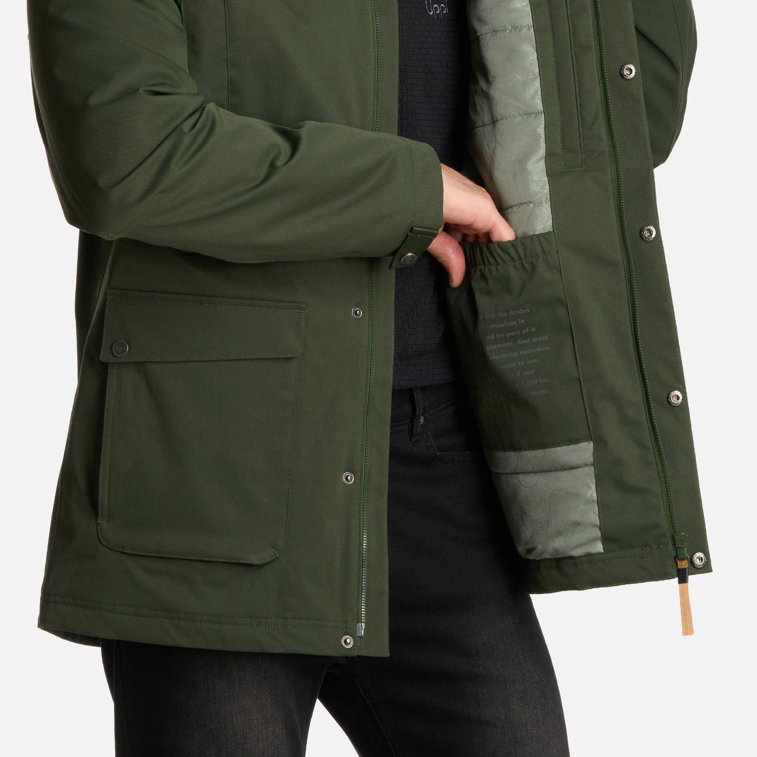 Chaqueta Hombre DayBreak B-Dry Verde Militar Lippi I25-7